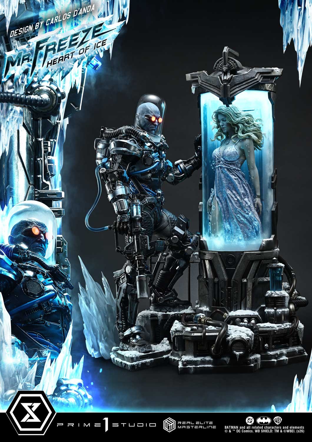 DC Comics Mr. Freeze: Heart of Ice (Deluxe Version) 1:3 Scale Statue  (Prototype Shown) View 11