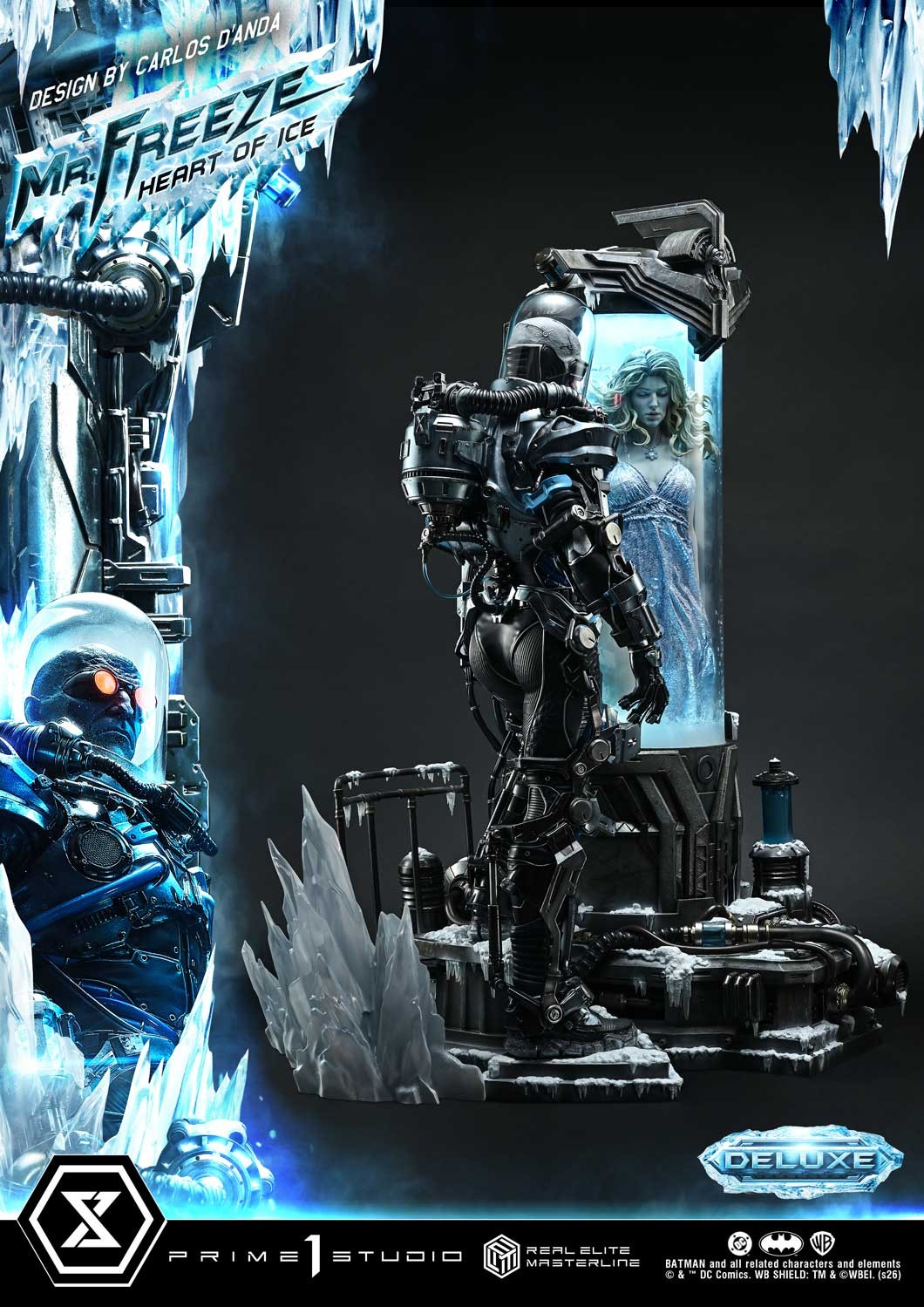 DC Comics Mr. Freeze: Heart of Ice (Deluxe Version) 1:3 Scale Statue  (Prototype Shown) View 16
