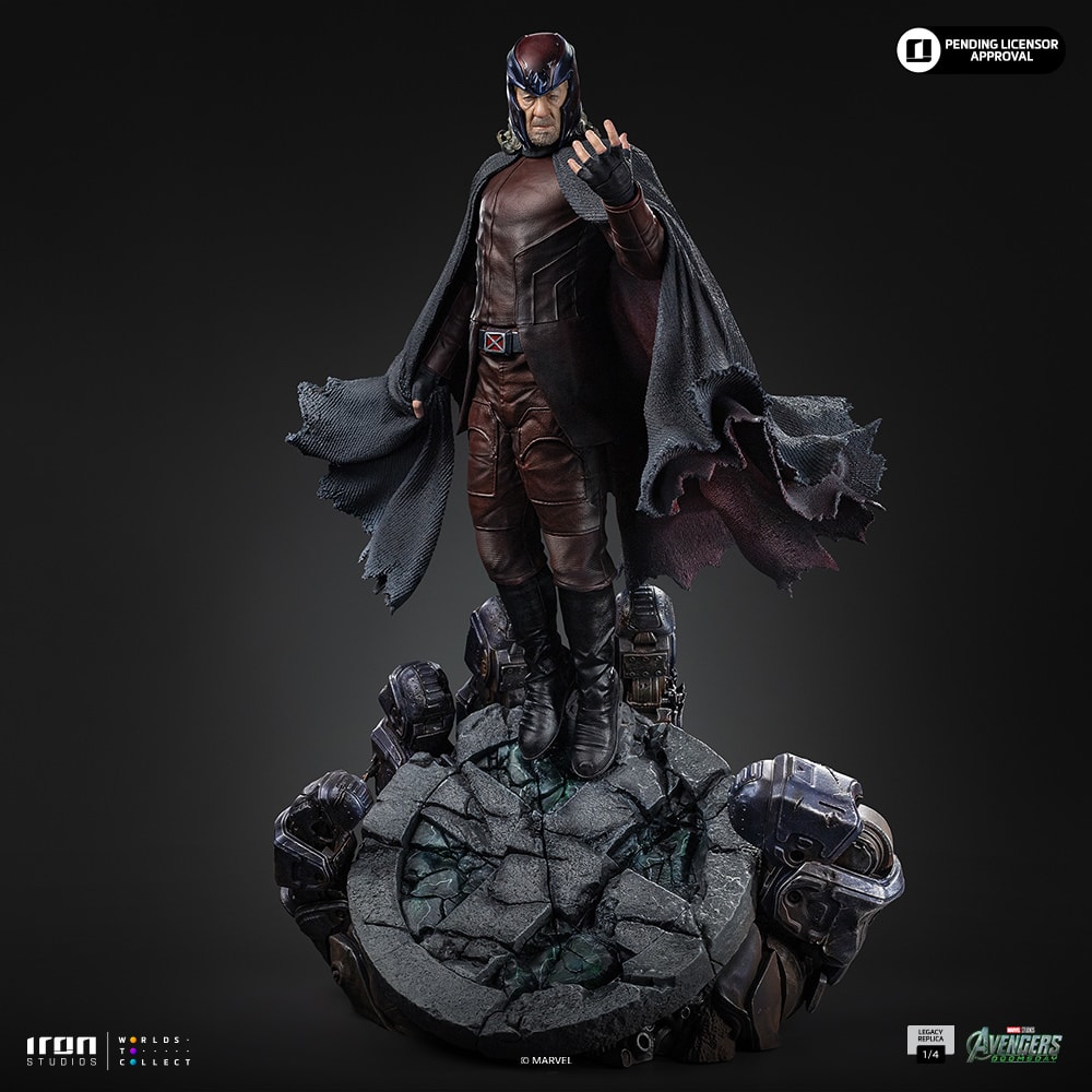 Marvel Magneto Quarter Scale Statue  (Prototype Shown) View 7