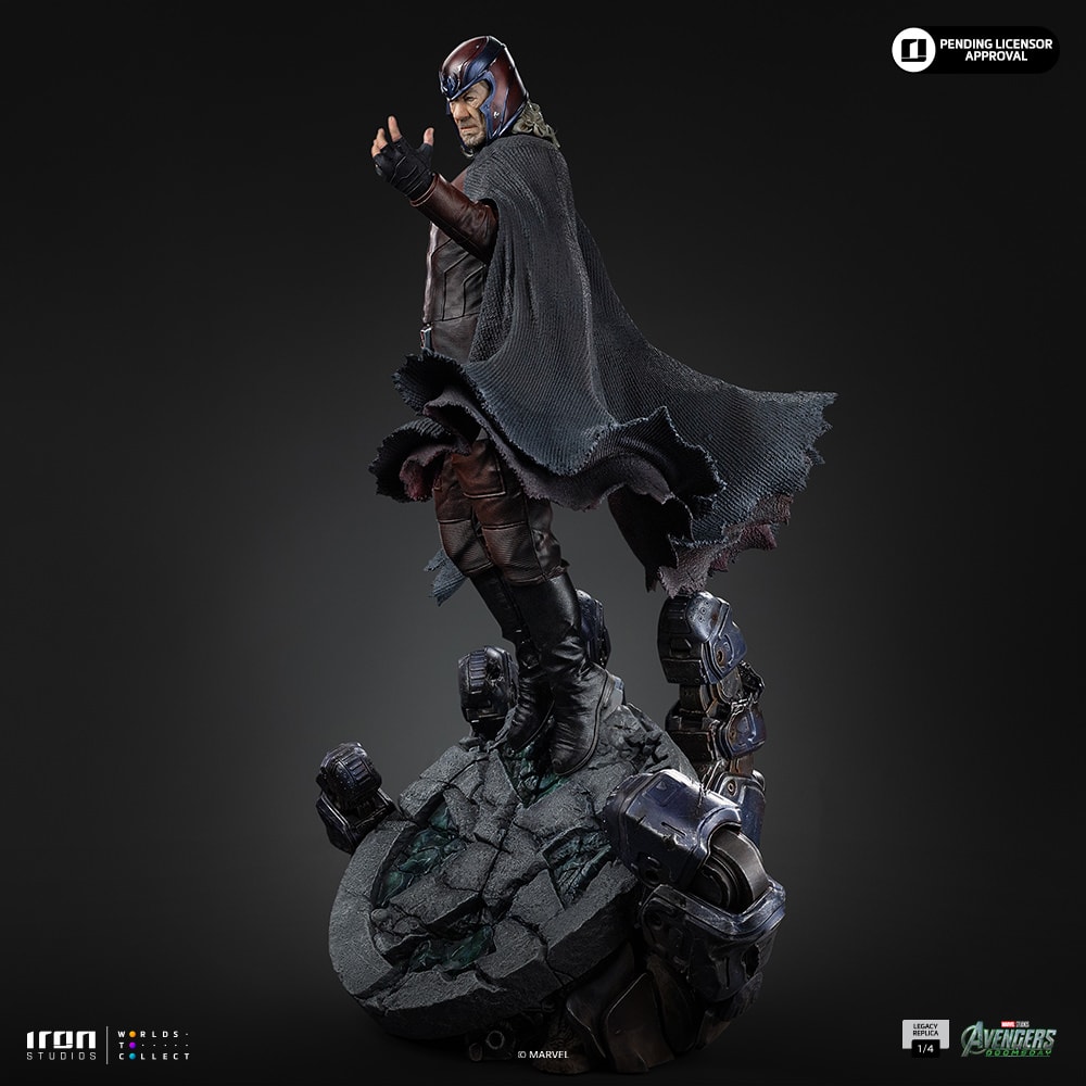 Marvel Magneto Quarter Scale Statue  (Prototype Shown) View 8