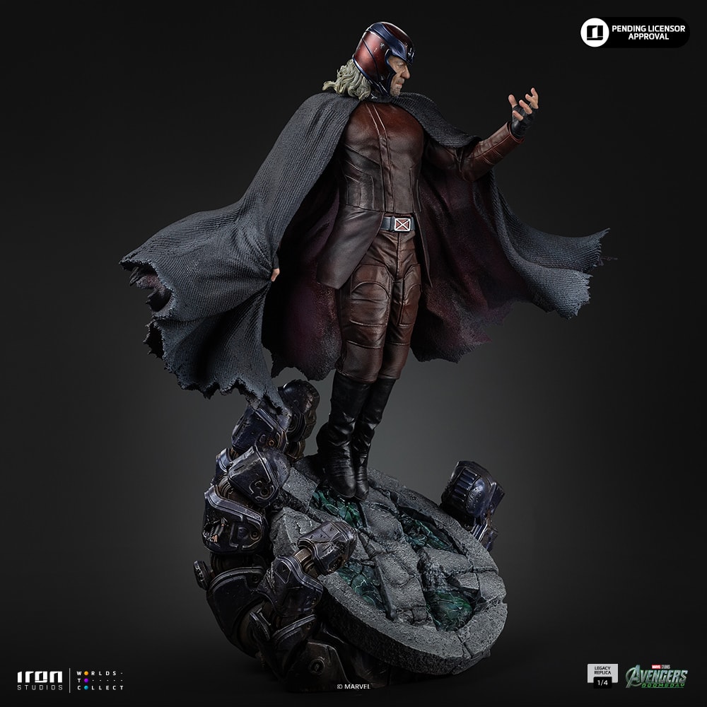 Marvel Magneto Quarter Scale Statue  (Prototype Shown) View 9
