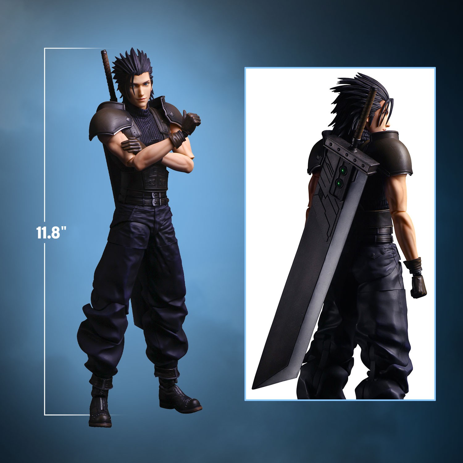 Final Fantasy Zack Fair Action Figure  (Prototype Shown) View 2