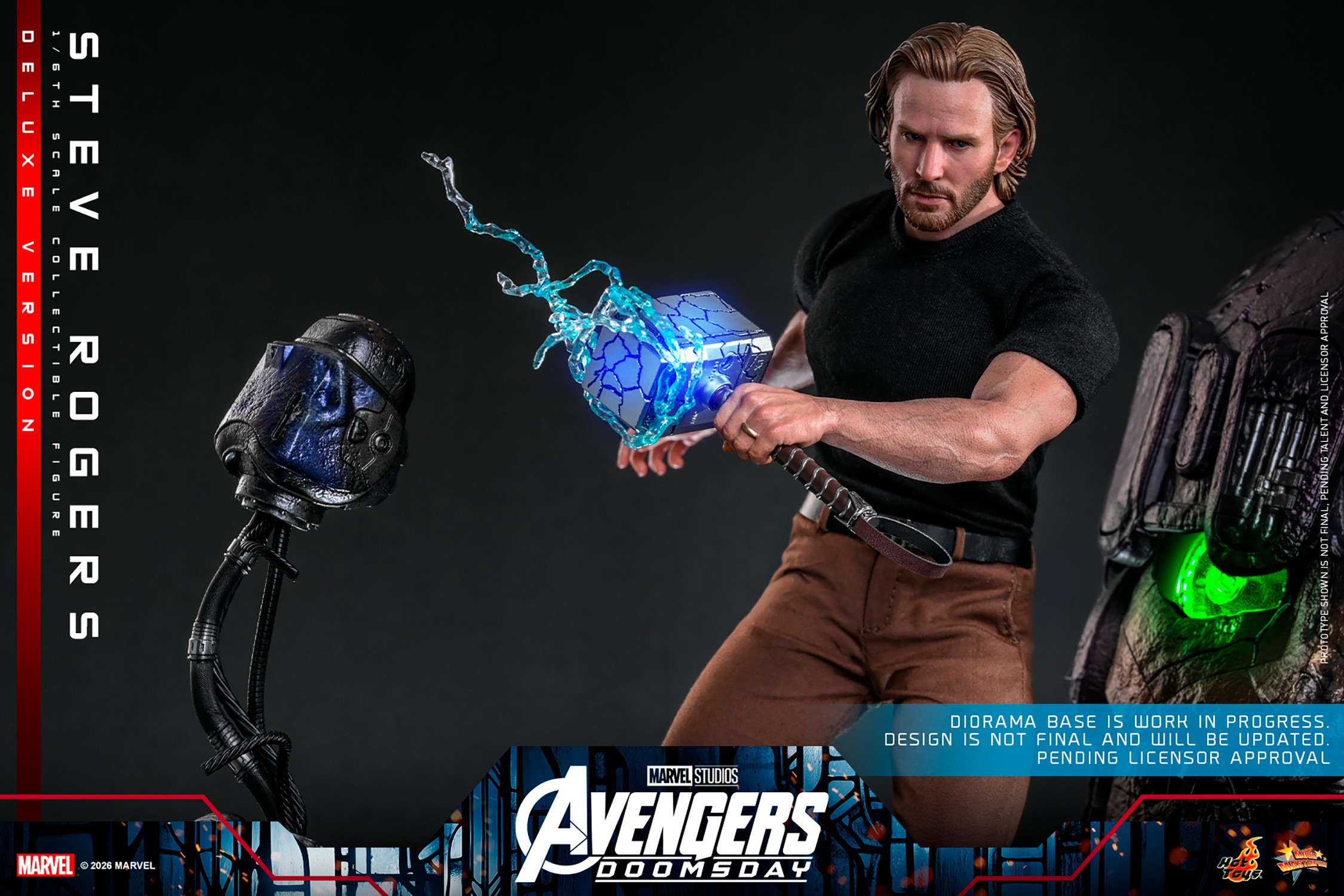 Marvel Steve Rogers (Deluxe Version) Sixth Scale Figure  (Prototype Shown) View 1