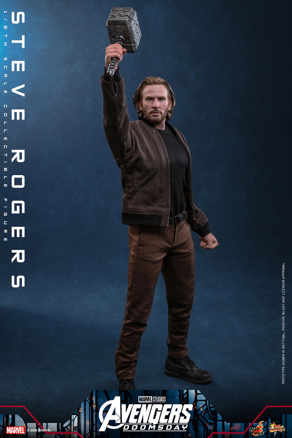 Marvel Steve Rogers (Deluxe Version) Sixth Scale Figure  (Prototype Shown) View 5