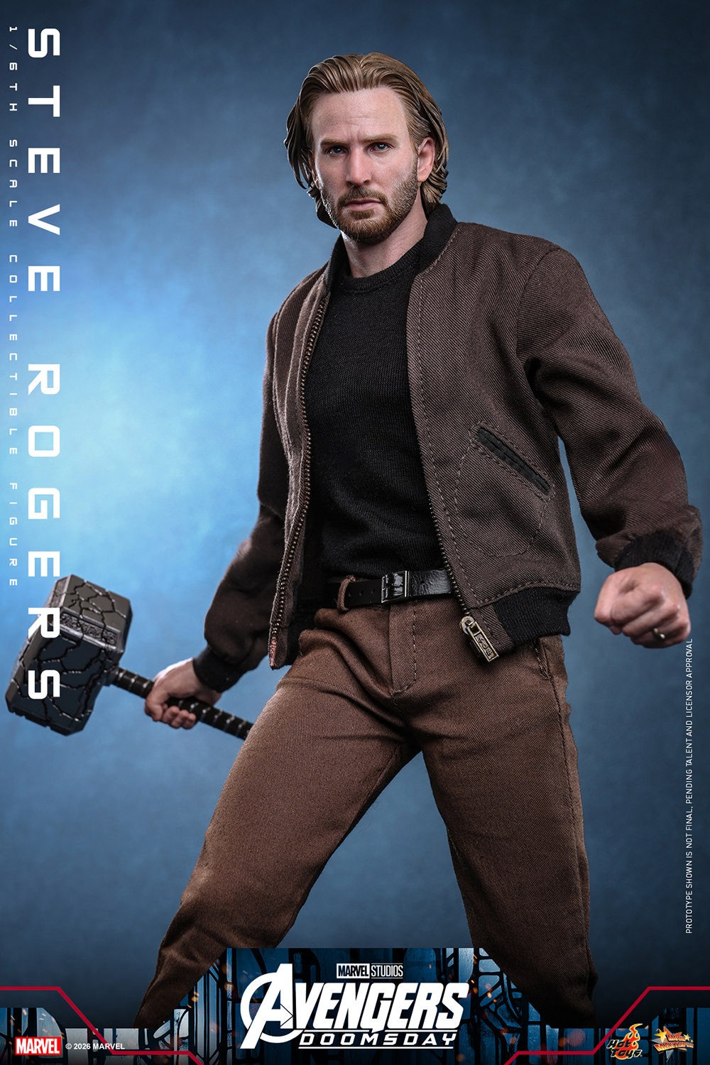 Marvel Steve Rogers (Deluxe Version) Sixth Scale Figure  (Prototype Shown) View 6