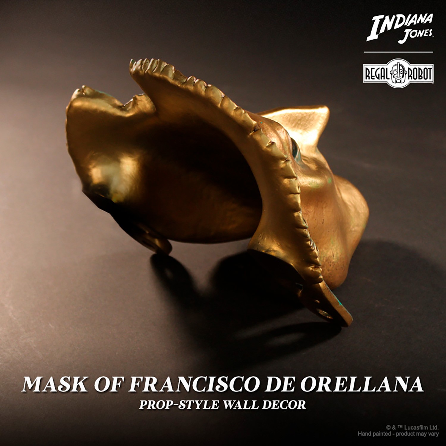 Indiana Jones Mask of Francisco de Orellana Wall Decor  (Prototype Shown) View 5