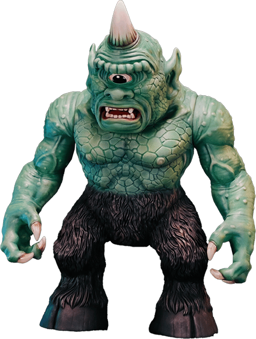 Ray Harryhausen Cyclops Vintage-Stylized (Japanese Movie Poster Color Version) Collectible Figure  (Prototype Shown) View 8