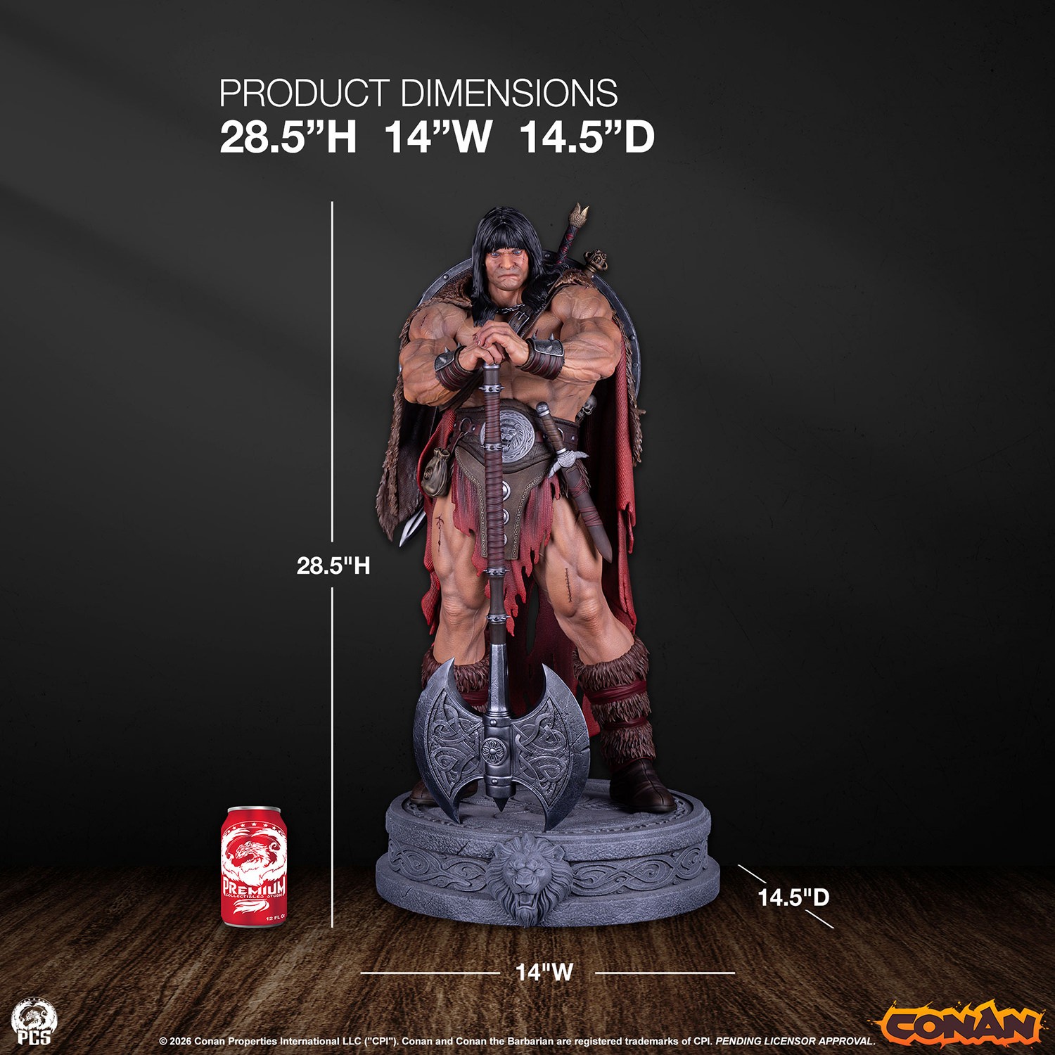 Conan Conan 1:3 Scale Statue  Collector Edition (Prototype Shown) View 2