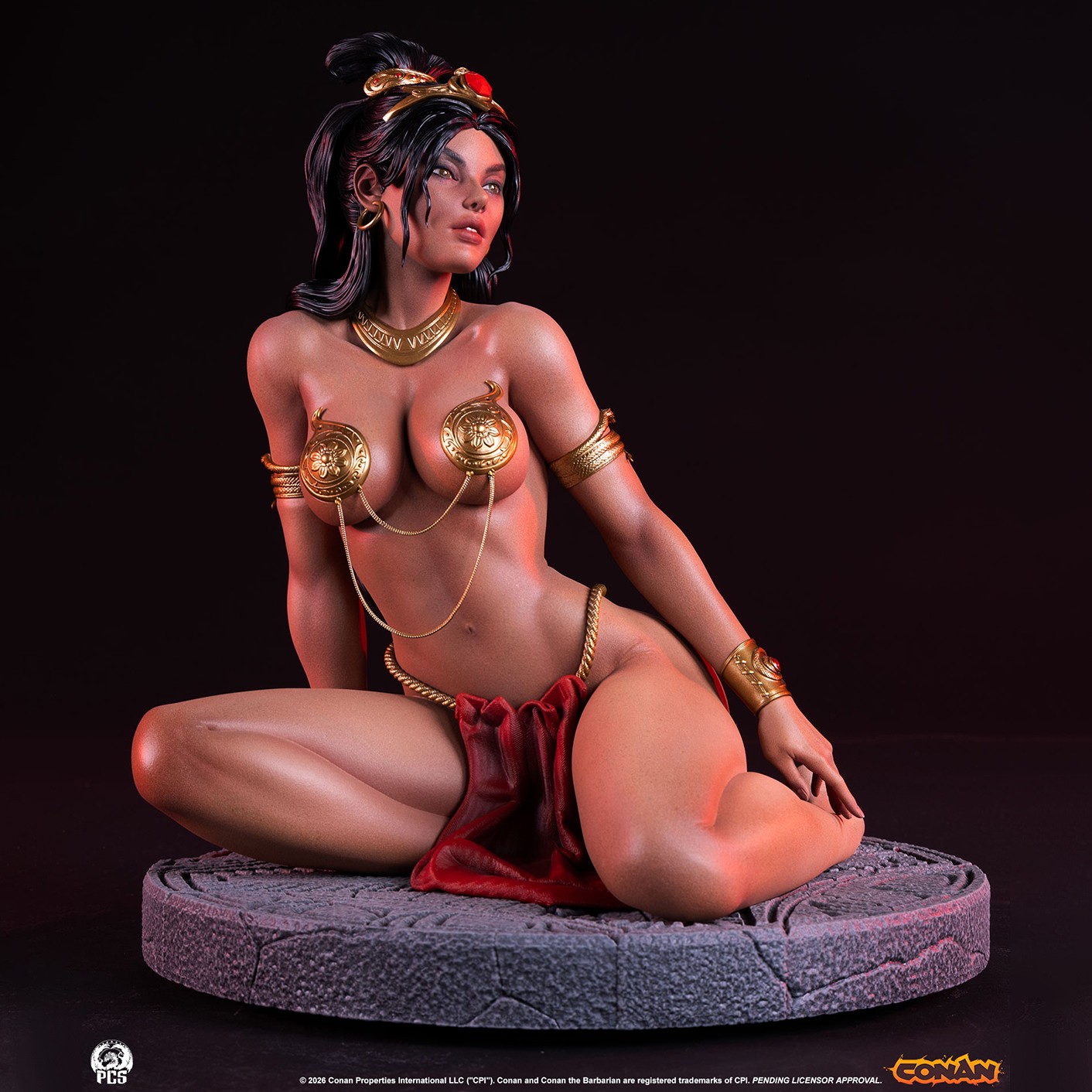 Conan Conan “The Maiden” 1:3 Scale Statue  (Prototype Shown) View 1