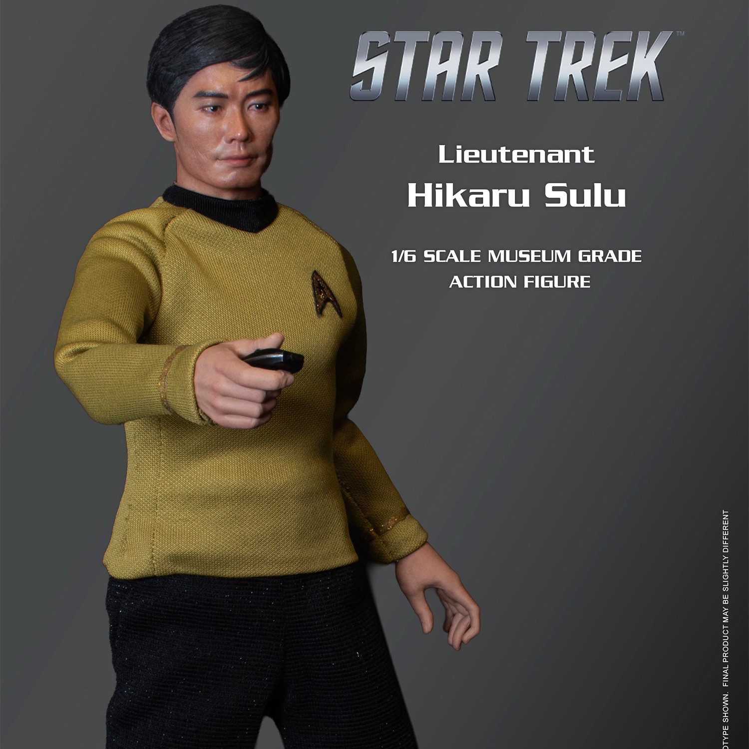 Star Trek Lieutenant Hikaru Sulu Sixth Scale Figure  (Prototype Shown) View 5