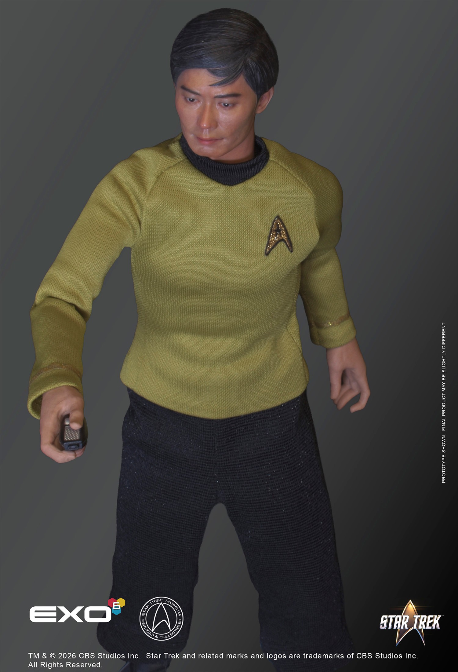 Star Trek Lieutenant Hikaru Sulu Sixth Scale Figure  (Prototype Shown) View 10