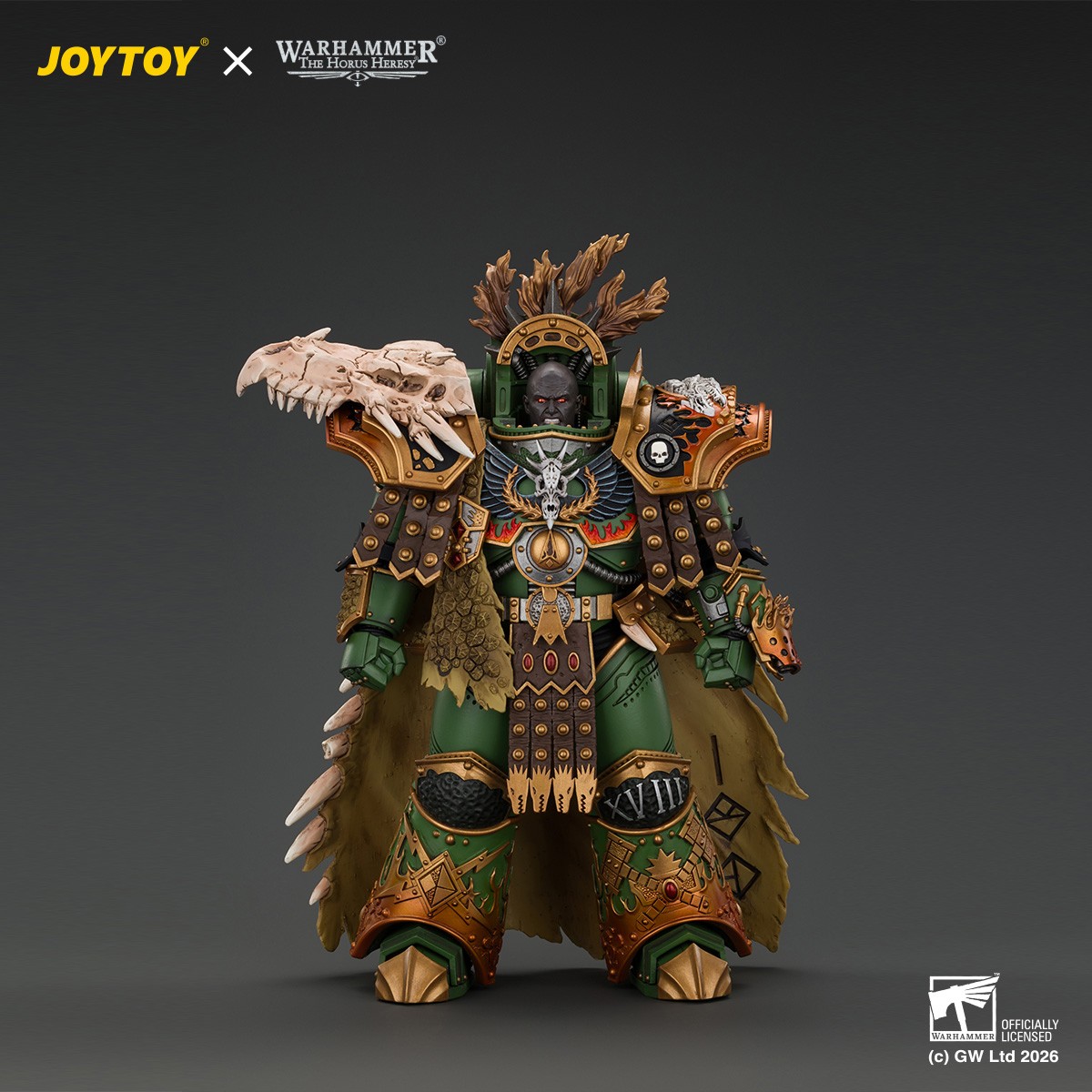 Warhammer 40K Vulkan, Primarch of the XVIIIth Legion Action Figure  (Prototype Shown) View 3