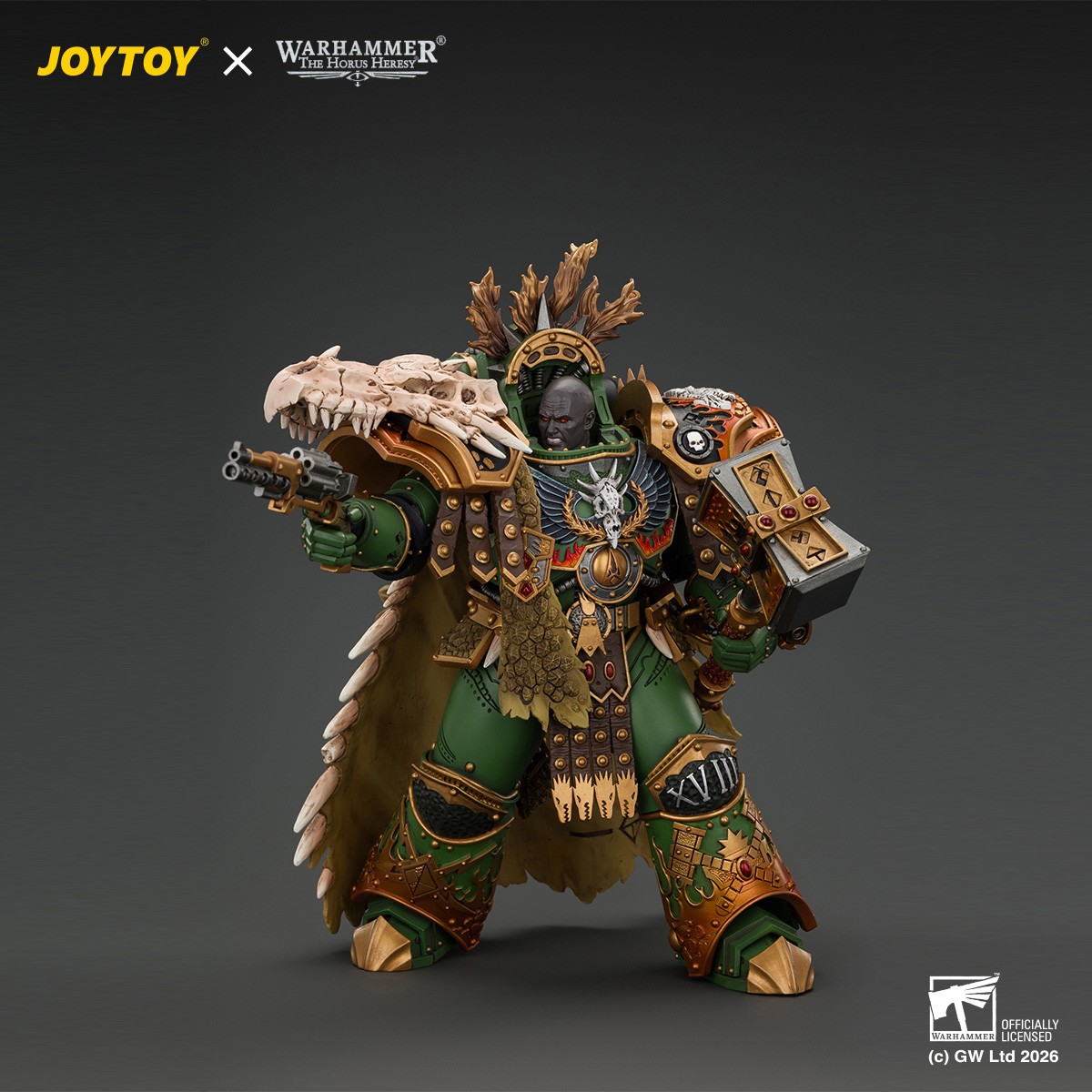 Warhammer 40K Vulkan, Primarch of the XVIIIth Legion Action Figure  (Prototype Shown) View 6