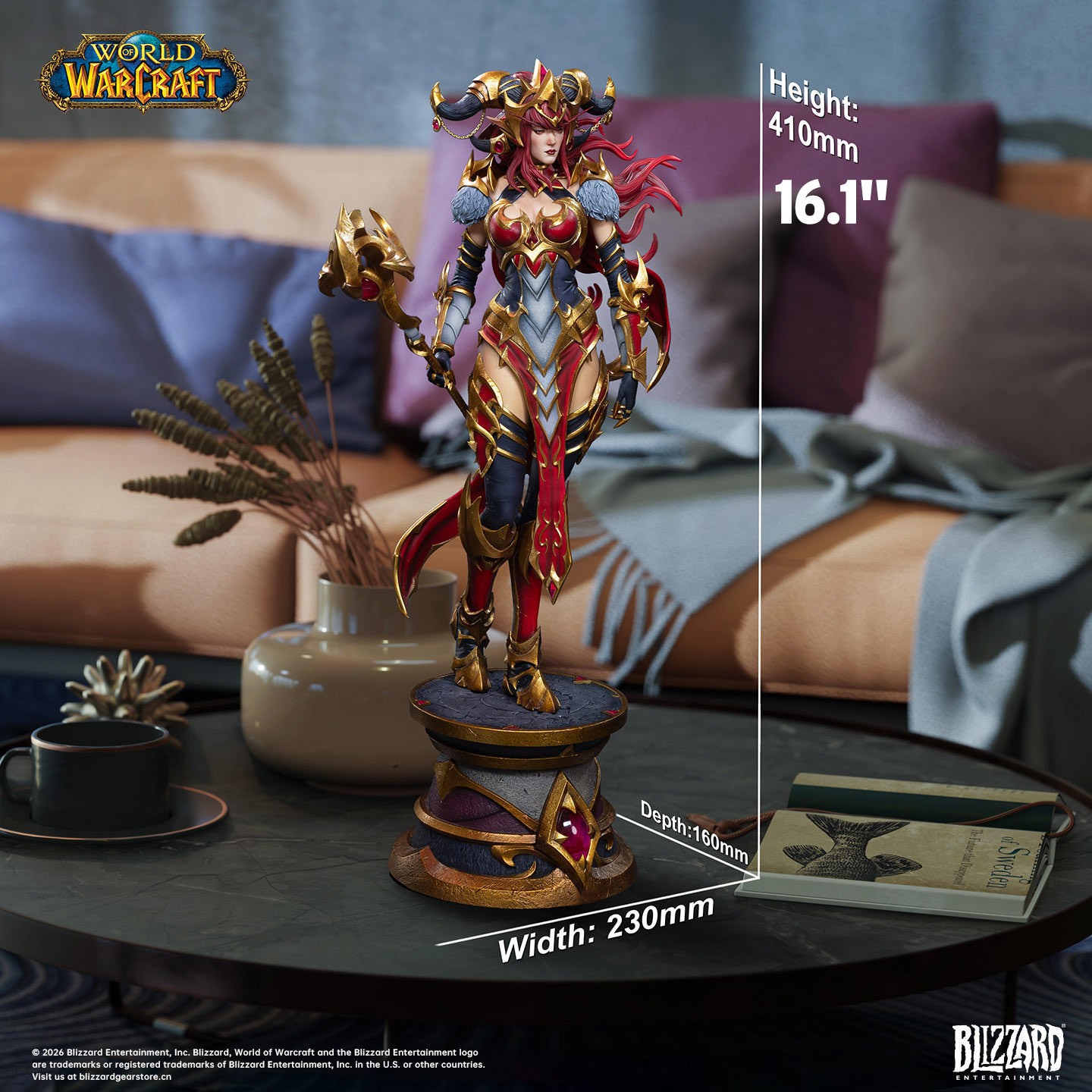 Warcraft Alexstrasza Statues  (Prototype Shown) View 2