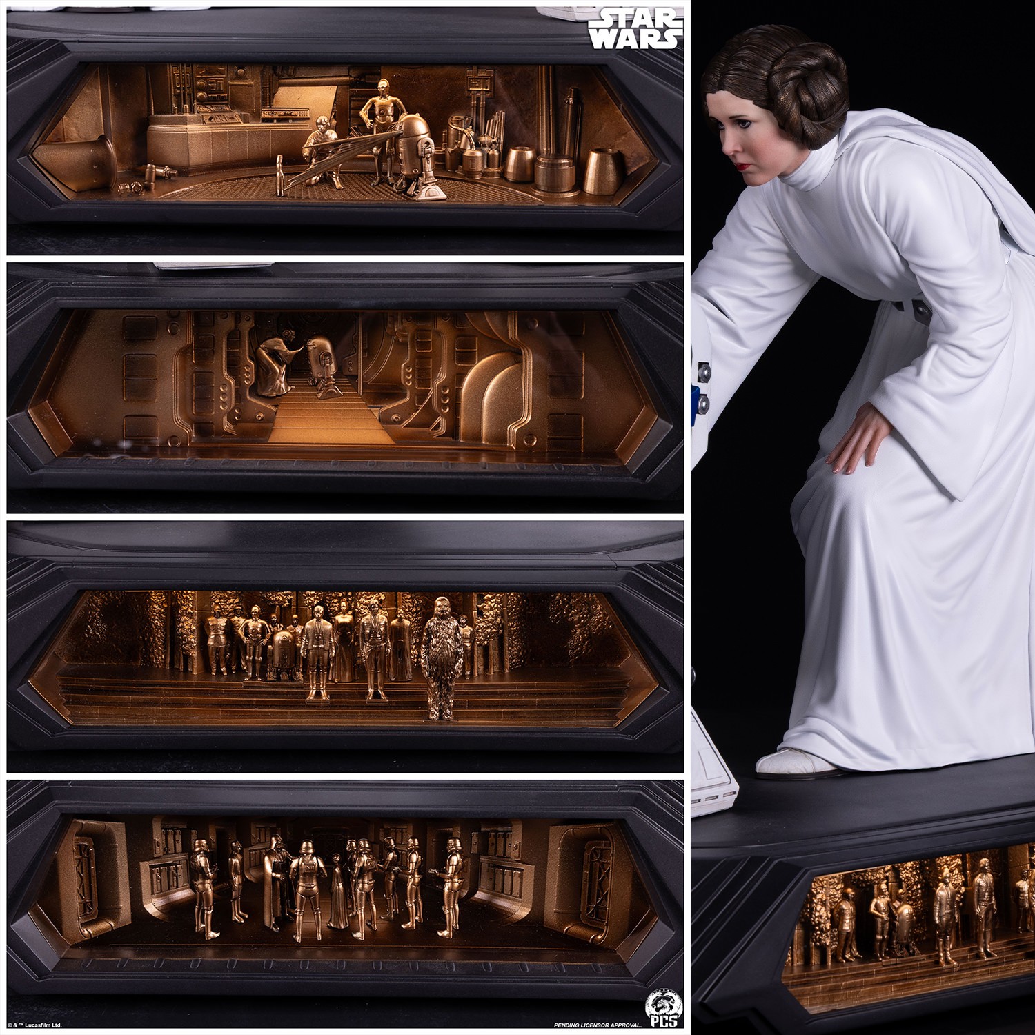 Star Wars Princess Leia Statues  (Prototype Shown) View 6