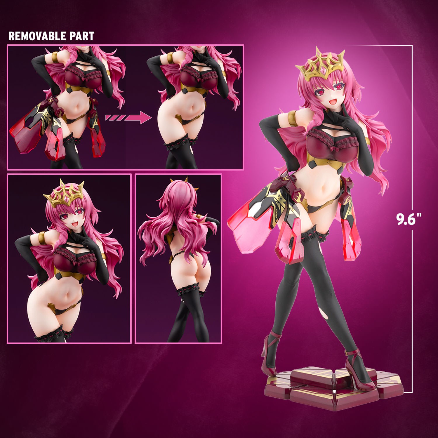 Frame Arms DURGA I DARKNESS QUEEN Ver. Collectible Figure  (Prototype Shown) View 2