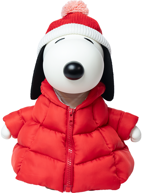 Peanuts Snoopy (Red Puffy Coat) Vinyl Collectible  (Prototype Shown) View 8