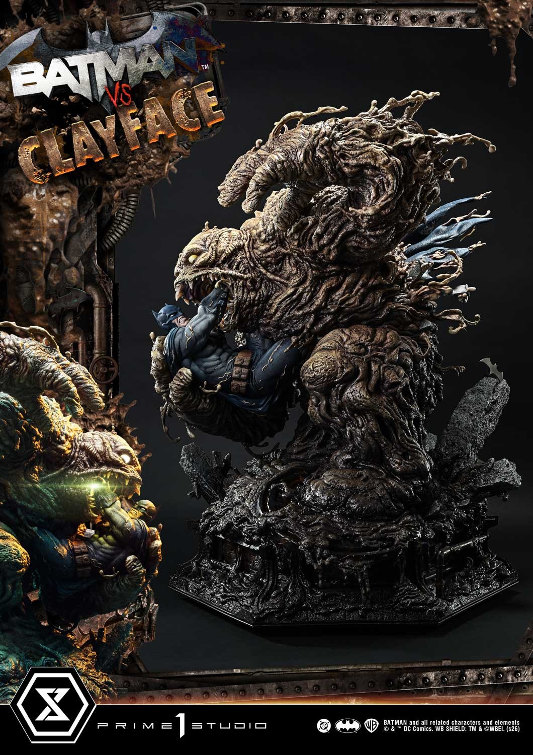 DC Comics Batman vs Clayface Quarter Scale Statue  Collector Edition (Prototype Shown) View 8