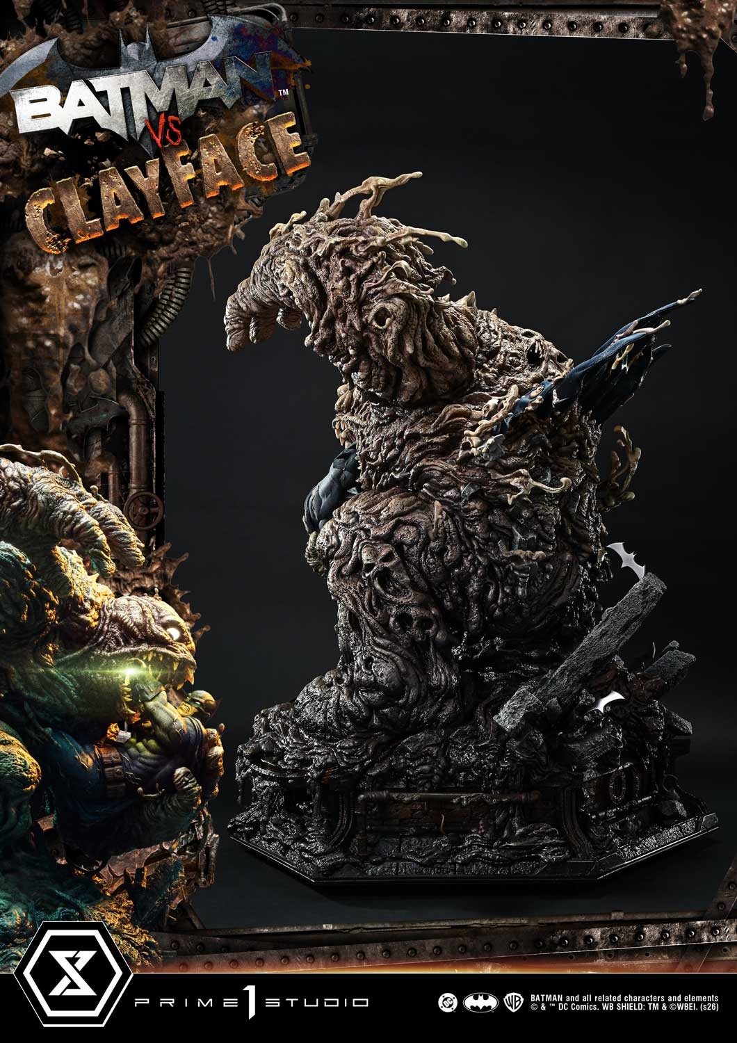 DC Comics Batman vs Clayface Quarter Scale Statue  Collector Edition (Prototype Shown) View 11