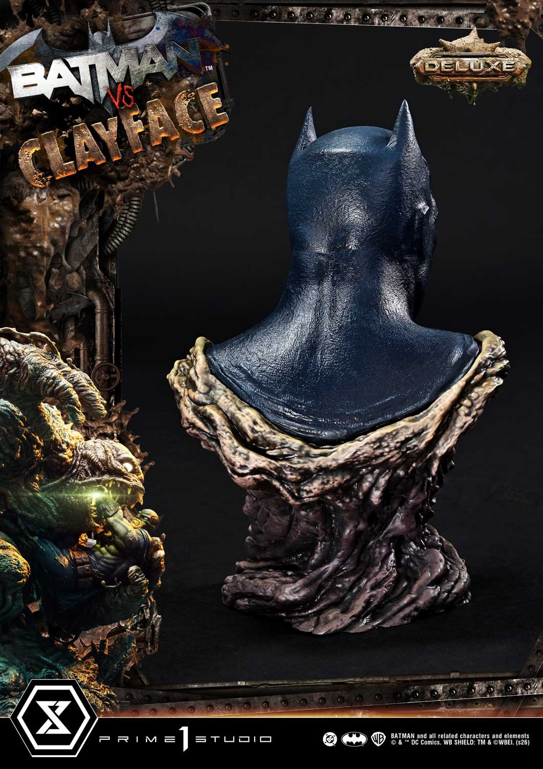 DC Comics Batman vs Clayface (Deluxe Version) Quarter Scale Statue  (Prototype Shown) View 14