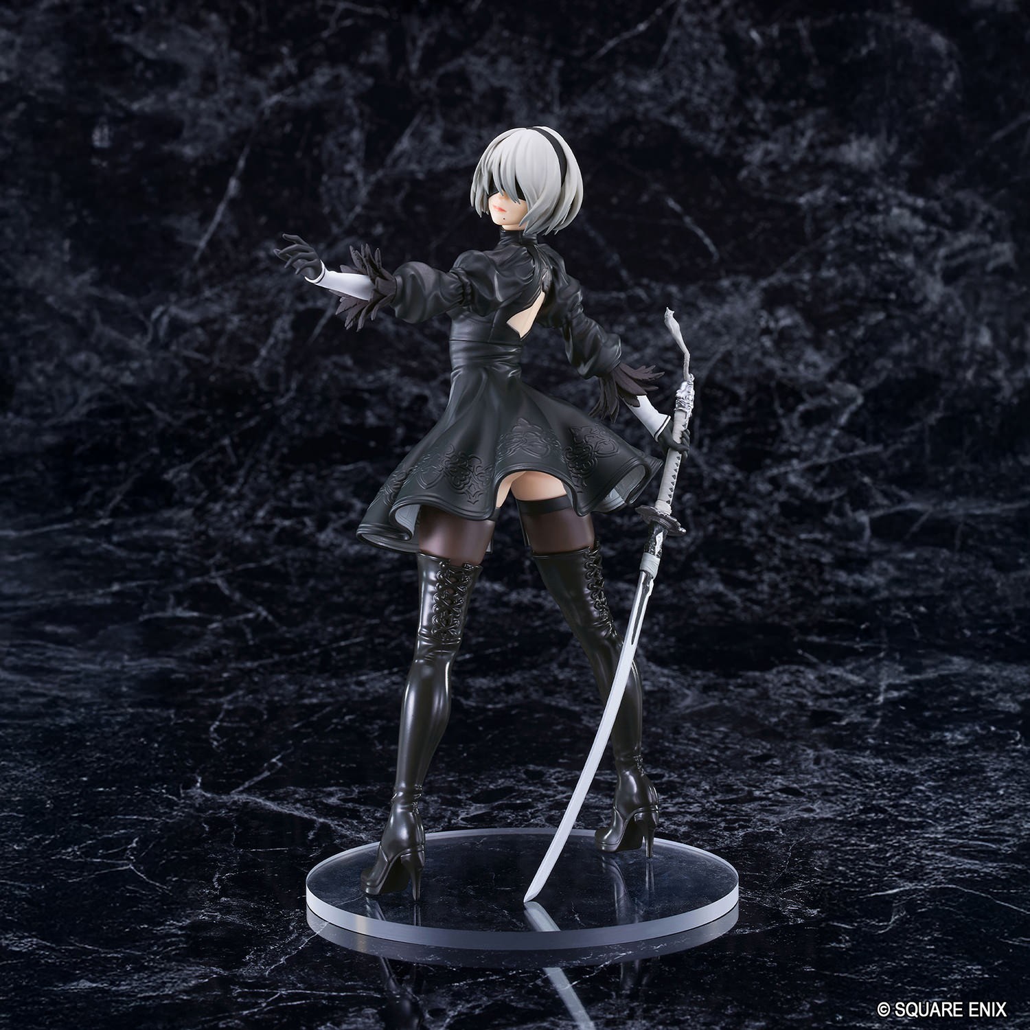 NieR: Automata 2B (YoRHa No.2 Type B) Collectible Figure  (Prototype Shown) View 7