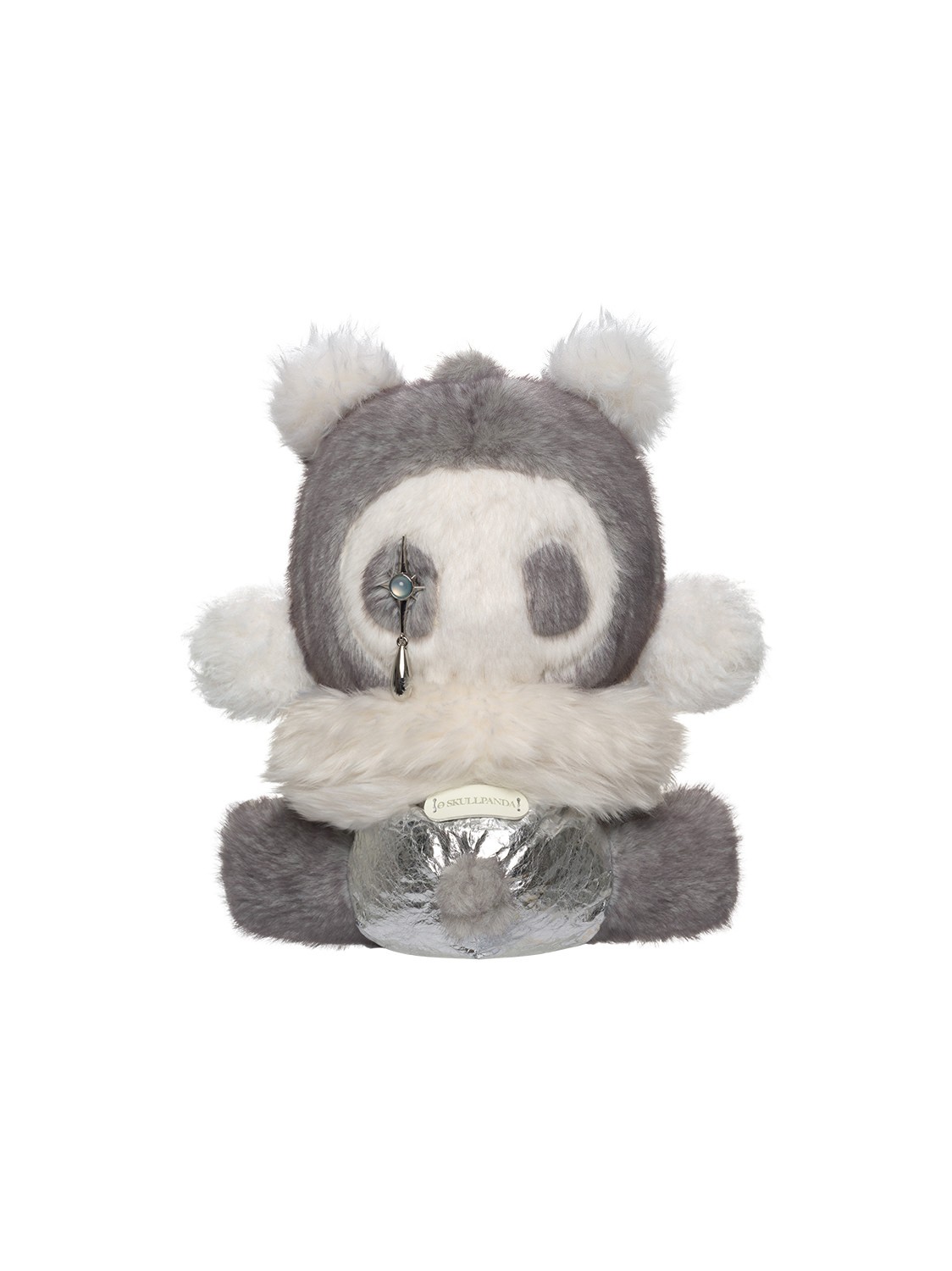 Skullpanda θ SKULLPANDA Punk Panda Plush Doll Collectible Doll  (Prototype Shown) View 8