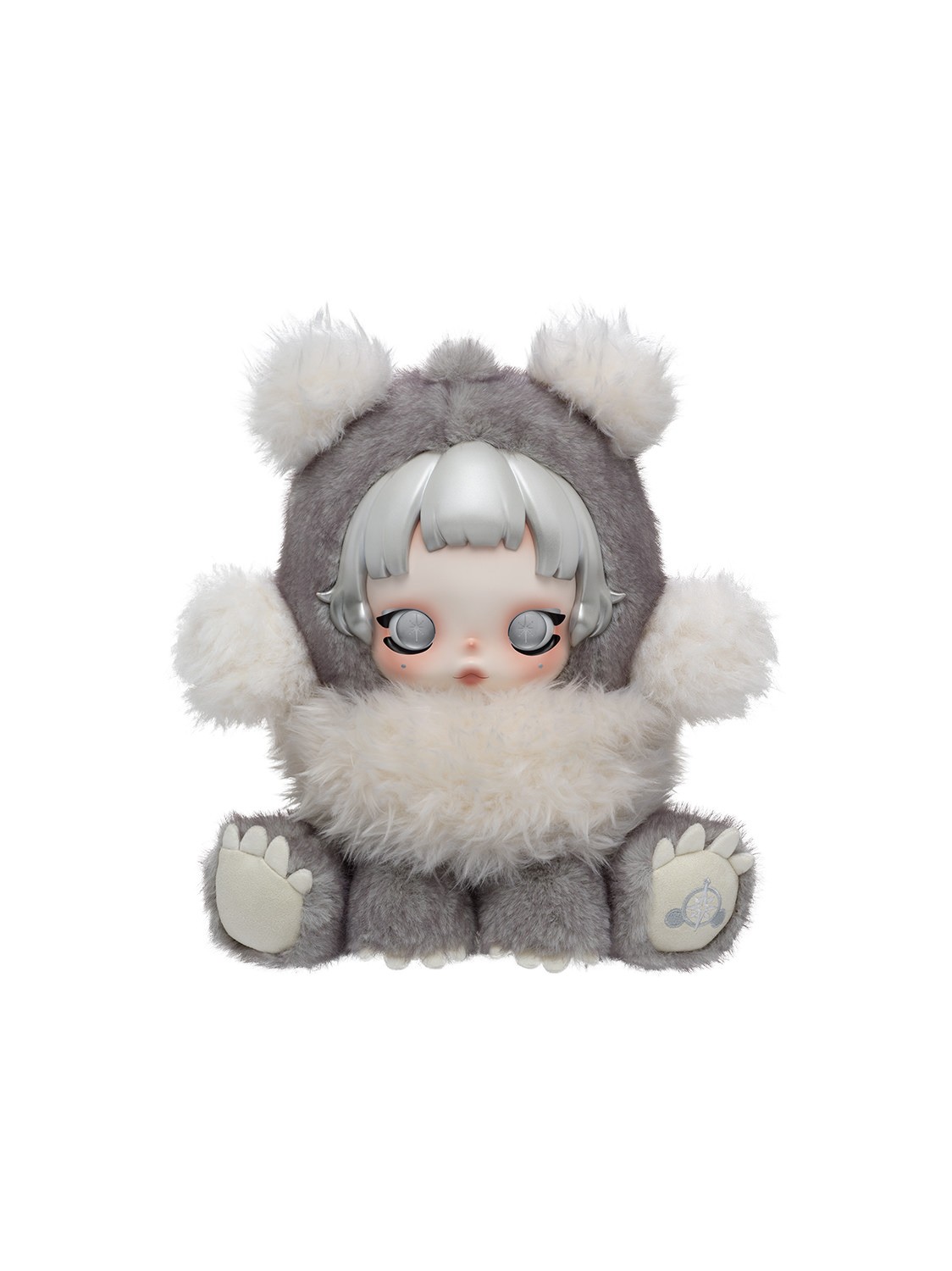 Skullpanda θ SKULLPANDA Punk Panda Plush Doll Collectible Doll  (Prototype Shown) View 9