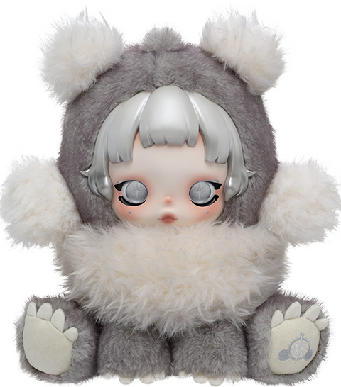 Skullpanda θ SKULLPANDA Punk Panda Plush Doll Collectible Doll  (Prototype Shown) View 11