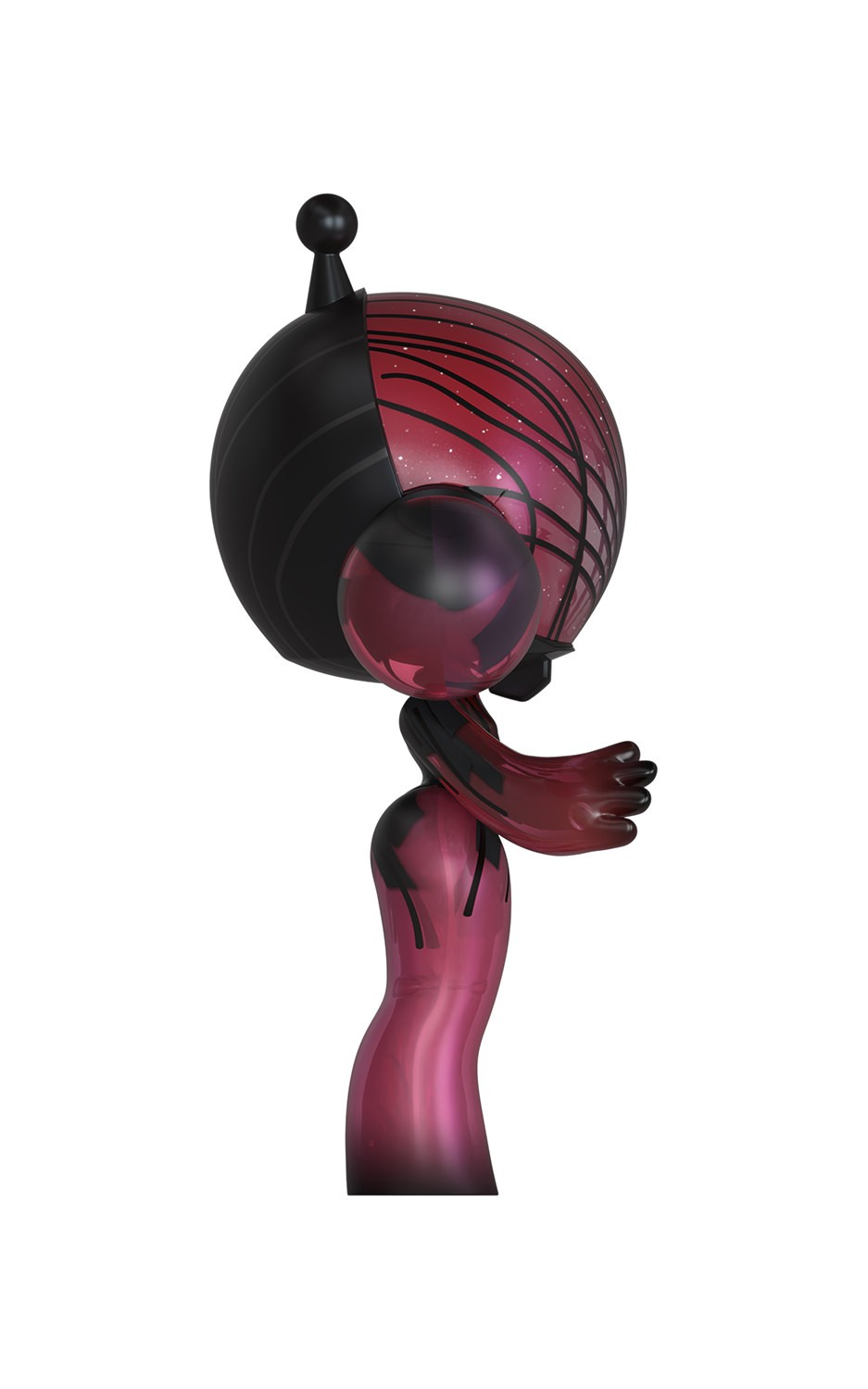 Skullpanda MEGA α SKULLPANDA 400% Red Crystal Collectible Figure  (Prototype Shown) View 8