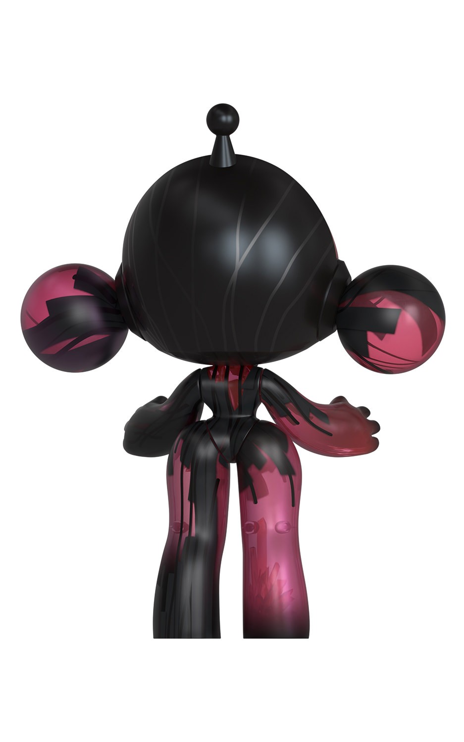 Skullpanda MEGA α SKULLPANDA 400% Red Crystal Collectible Figure  (Prototype Shown) View 9