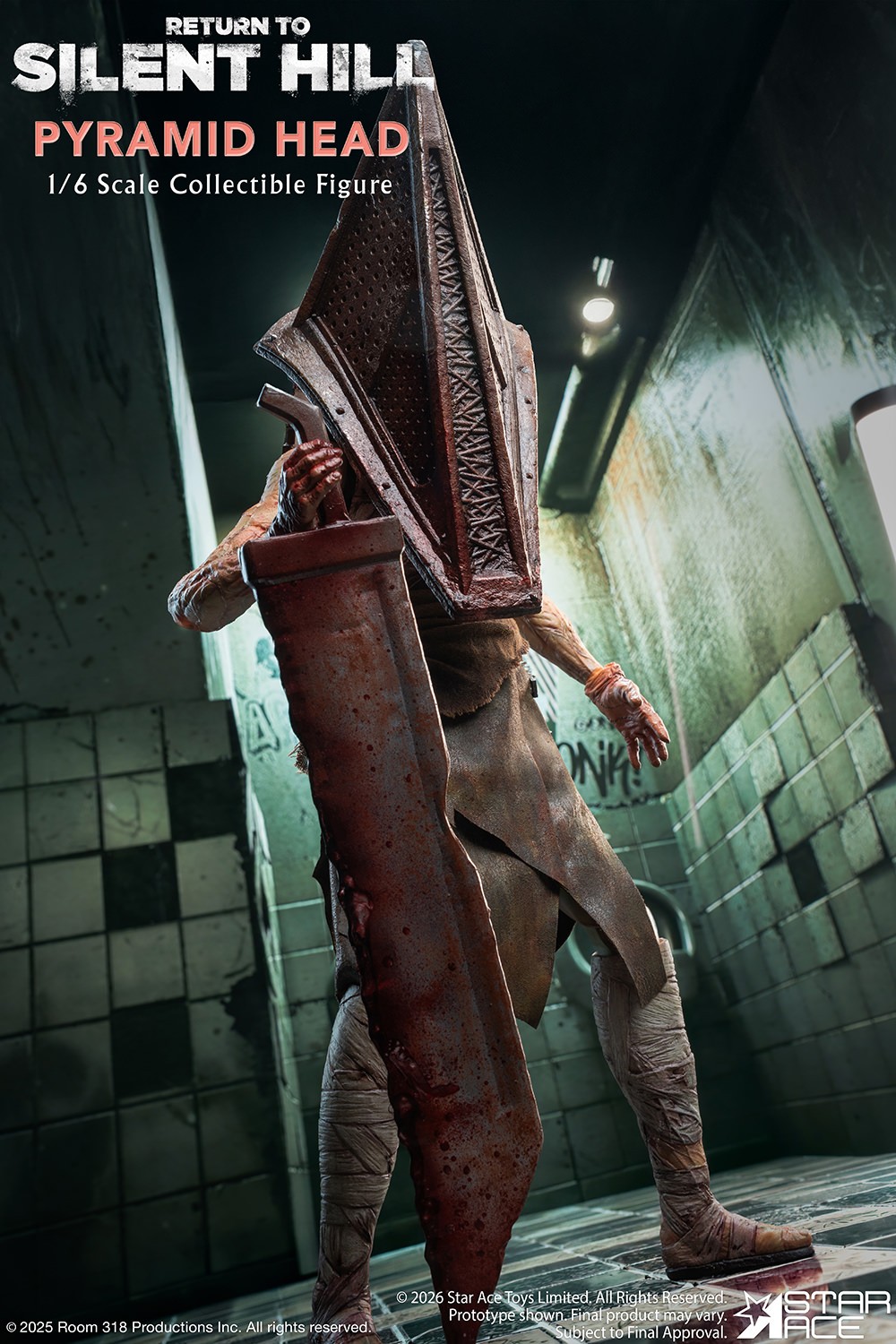 Silent Hill Pyramid Head (Deluxe Version) Sixth Scale Figure  (Prototype Shown) View 7