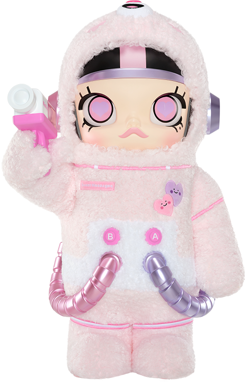 Molly x Care Bears MEGA SPACE MOLLY 1000% Sweet Messages Bear Collectible Figure  (Prototype Shown) View 8
