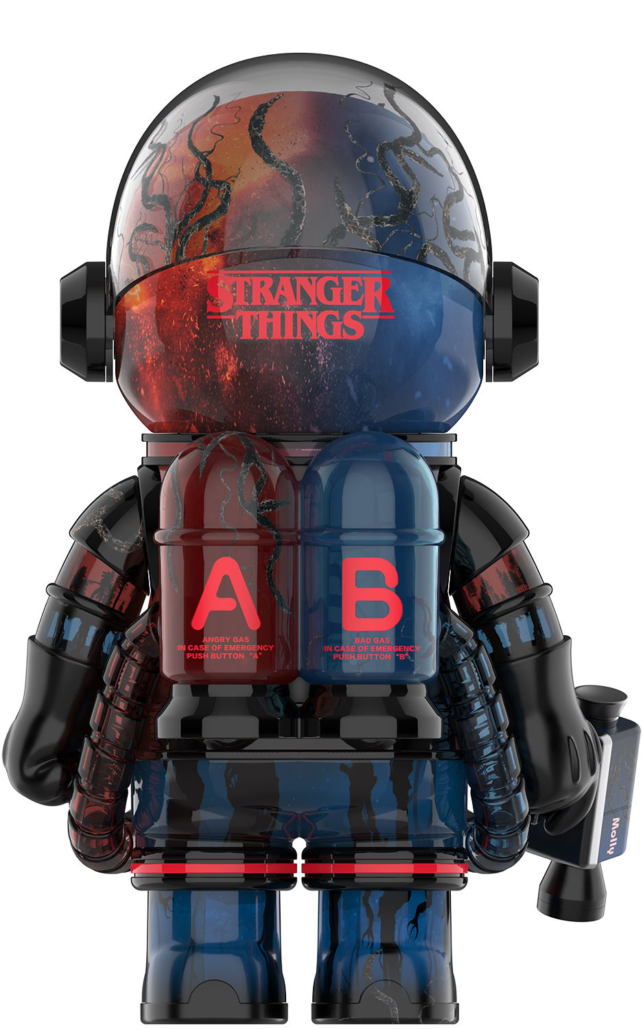 Molly x Stranger Things MEGA SPACE MOLLY 1000% Stranger Things Collectible Figure  (Prototype Shown) View 7