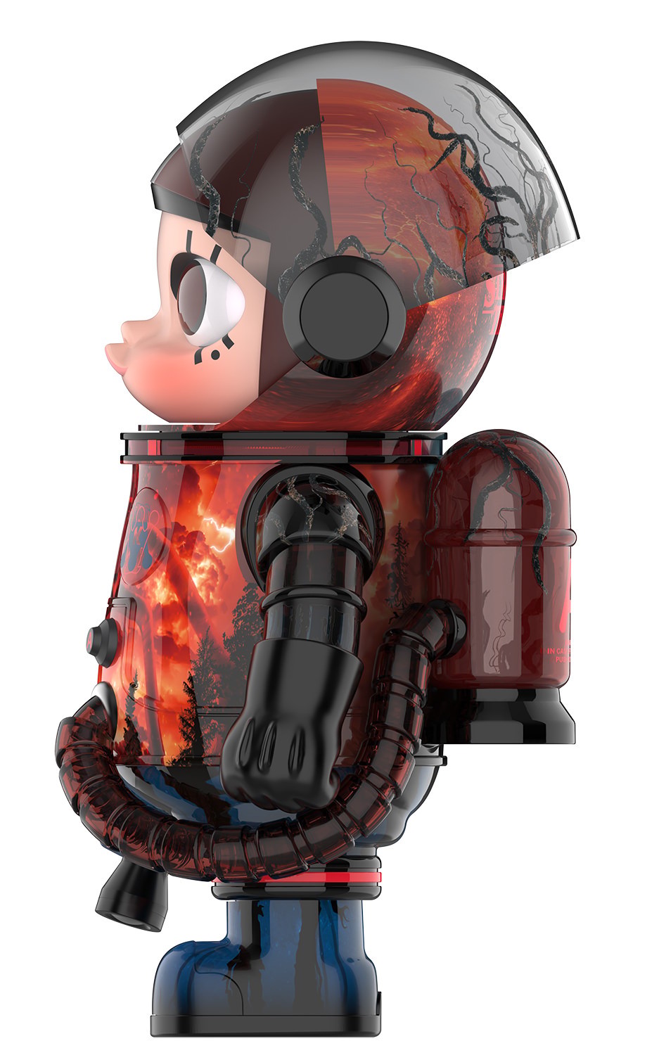 Molly x Stranger Things MEGA SPACE MOLLY 1000% Stranger Things Collectible Figure  (Prototype Shown) View 9