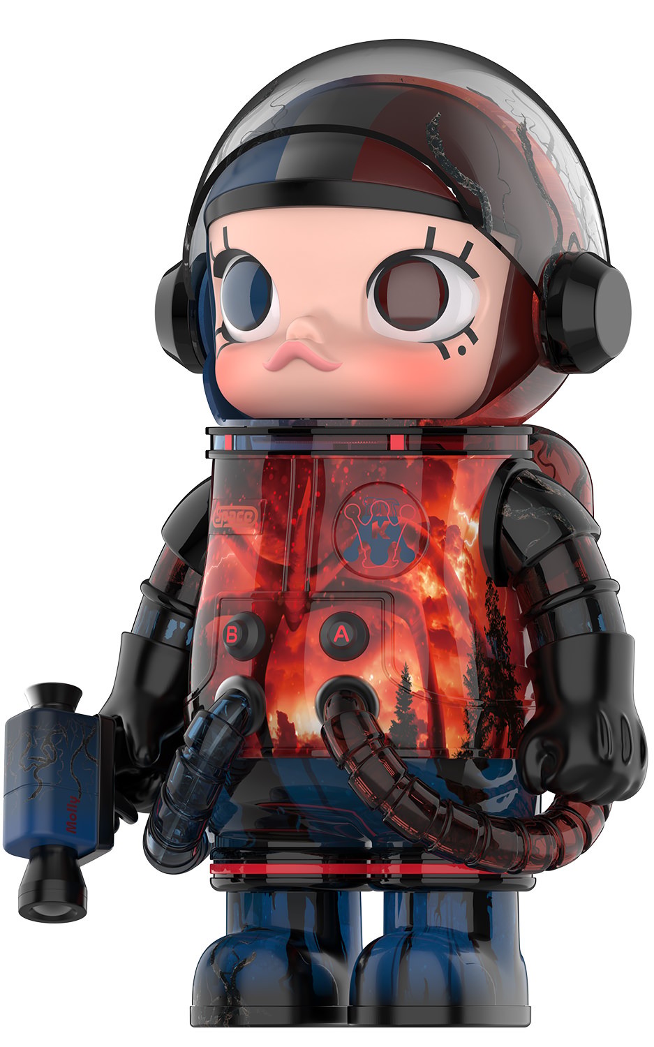 Molly x Stranger Things MEGA SPACE MOLLY 1000% Stranger Things Collectible Figure  (Prototype Shown) View 10