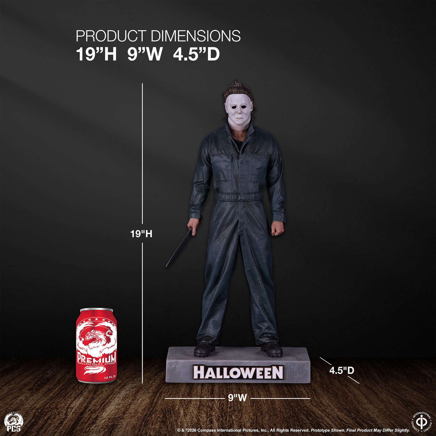 Halloween Michael Myers Quarter Scale Statue  (Prototype Shown) View 2