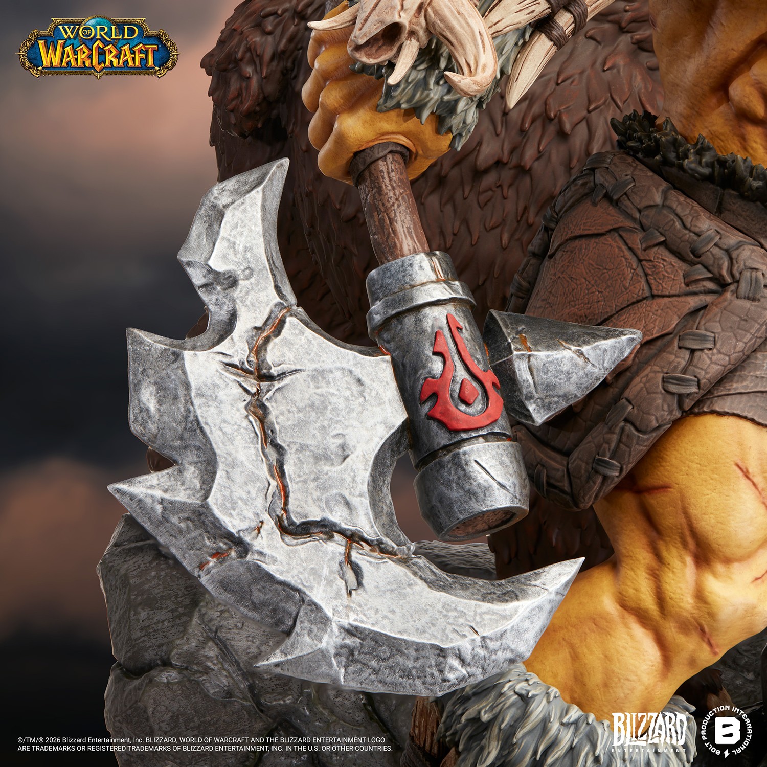 Warcraft Rexxar & Misha Statues  (Prototype Shown) View 4
