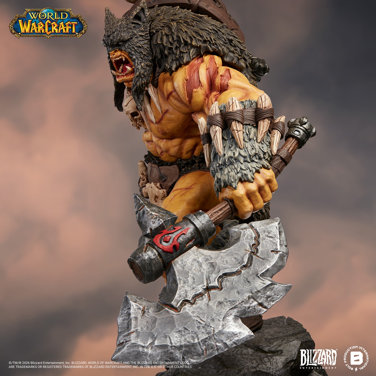 Warcraft Rexxar & Misha Statues  (Prototype Shown) View 8
