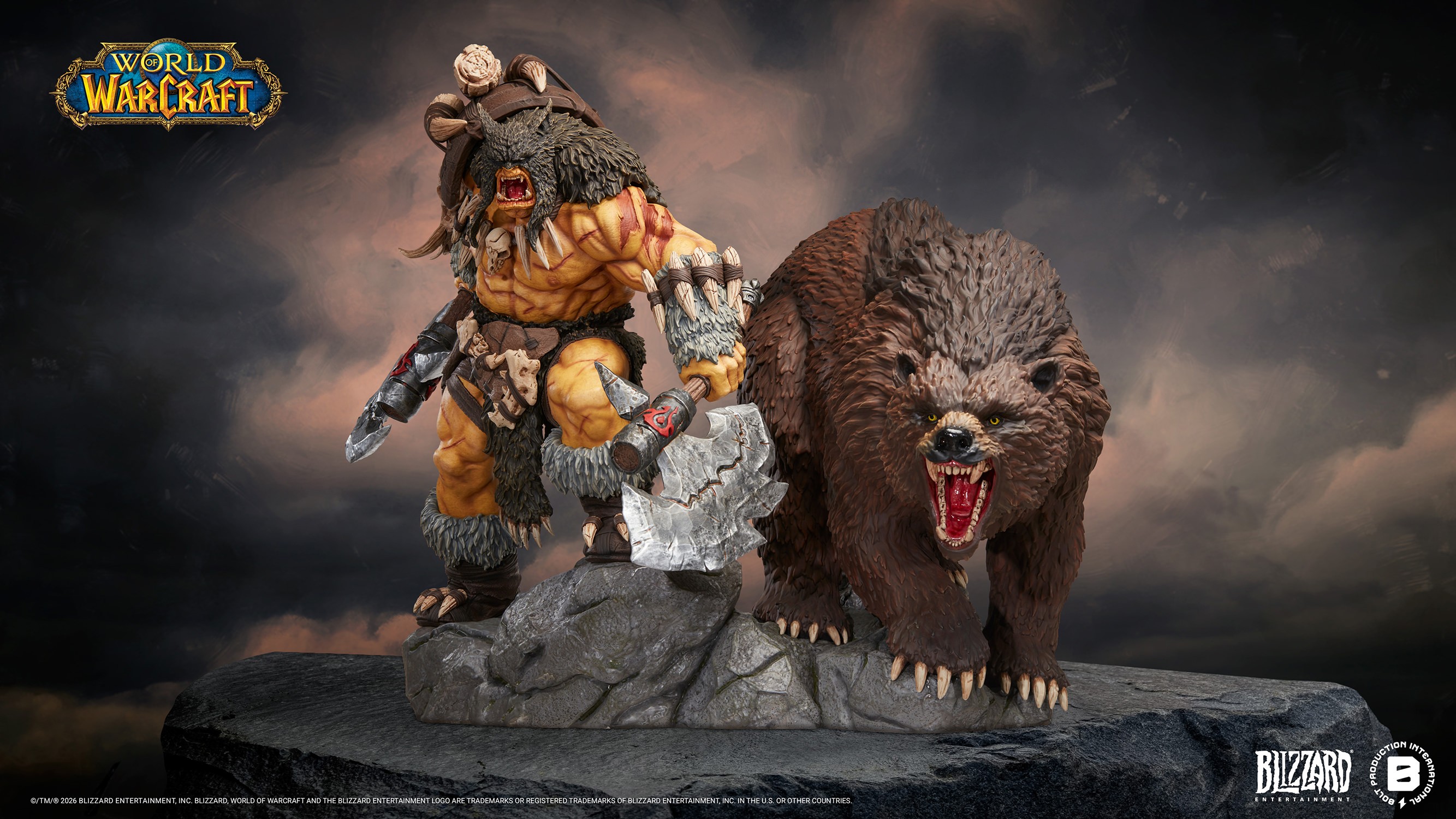 Warcraft Rexxar & Misha Statues  (Prototype Shown) View 10