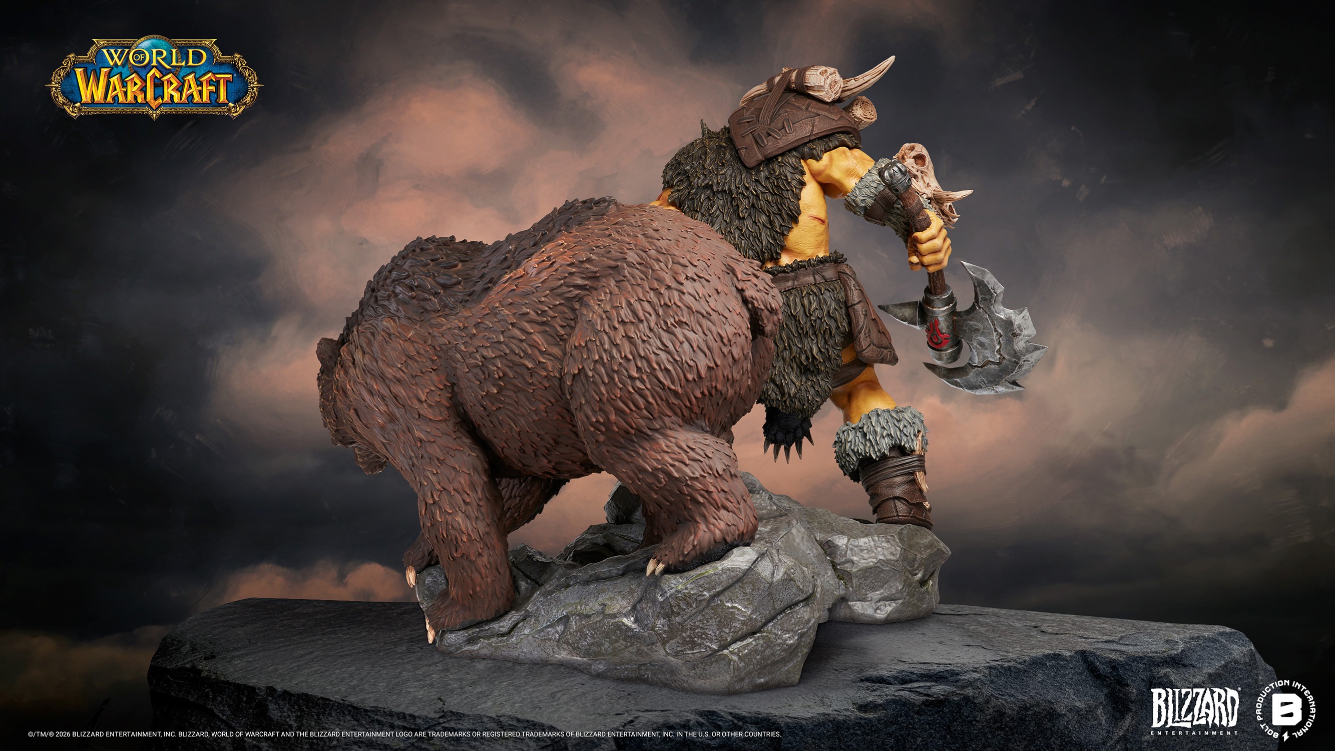 Warcraft Rexxar & Misha Statues  (Prototype Shown) View 11