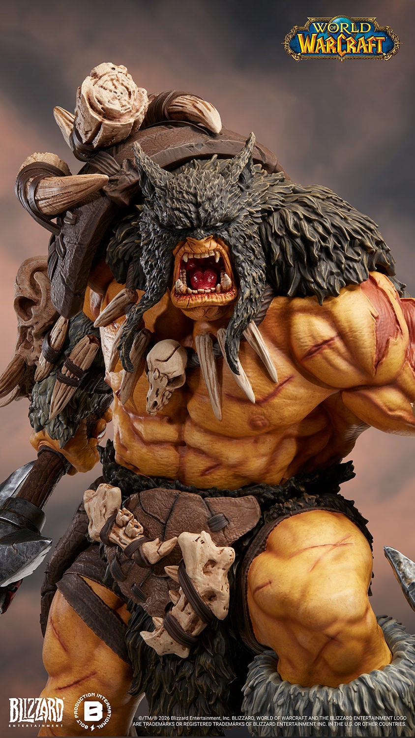 Warcraft Rexxar & Misha Statues  (Prototype Shown) View 13