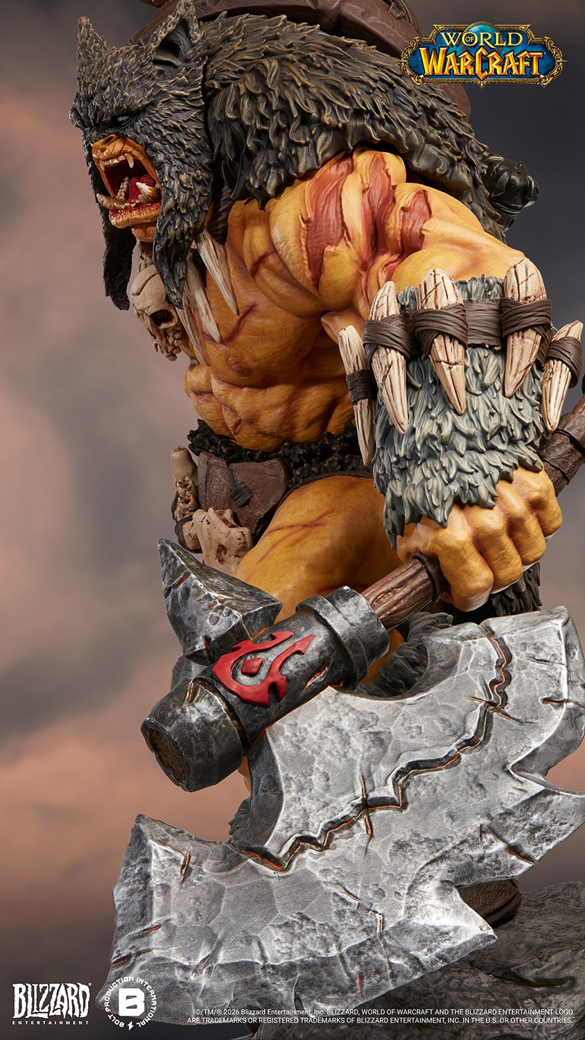 Warcraft Rexxar & Misha Statues  (Prototype Shown) View 14