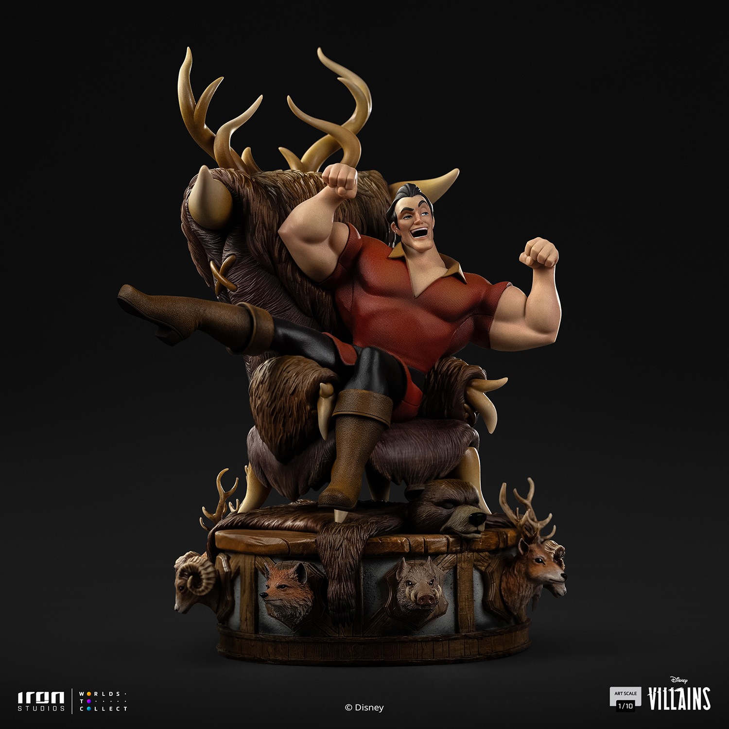Disney Gaston Deluxe 1:10 Scale Statue  (Prototype Shown) View 8