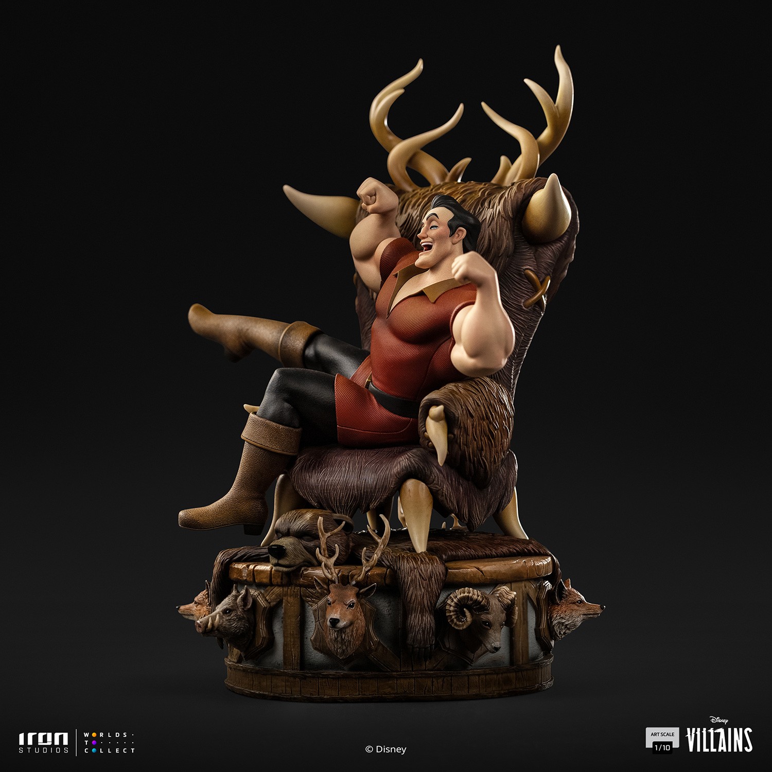 Disney Gaston Deluxe 1:10 Scale Statue  (Prototype Shown) View 6
