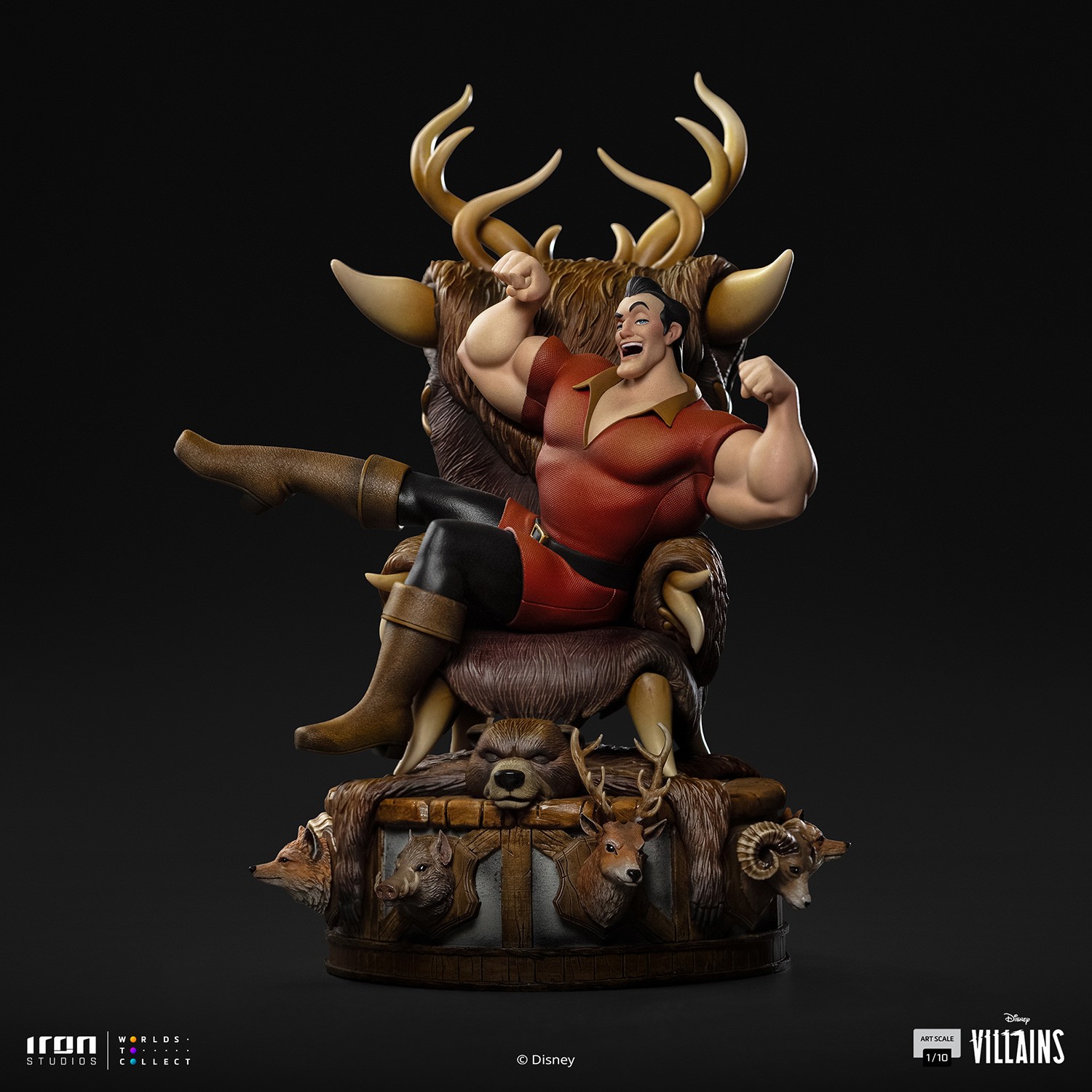 Disney Gaston Deluxe 1:10 Scale Statue  (Prototype Shown) View 5