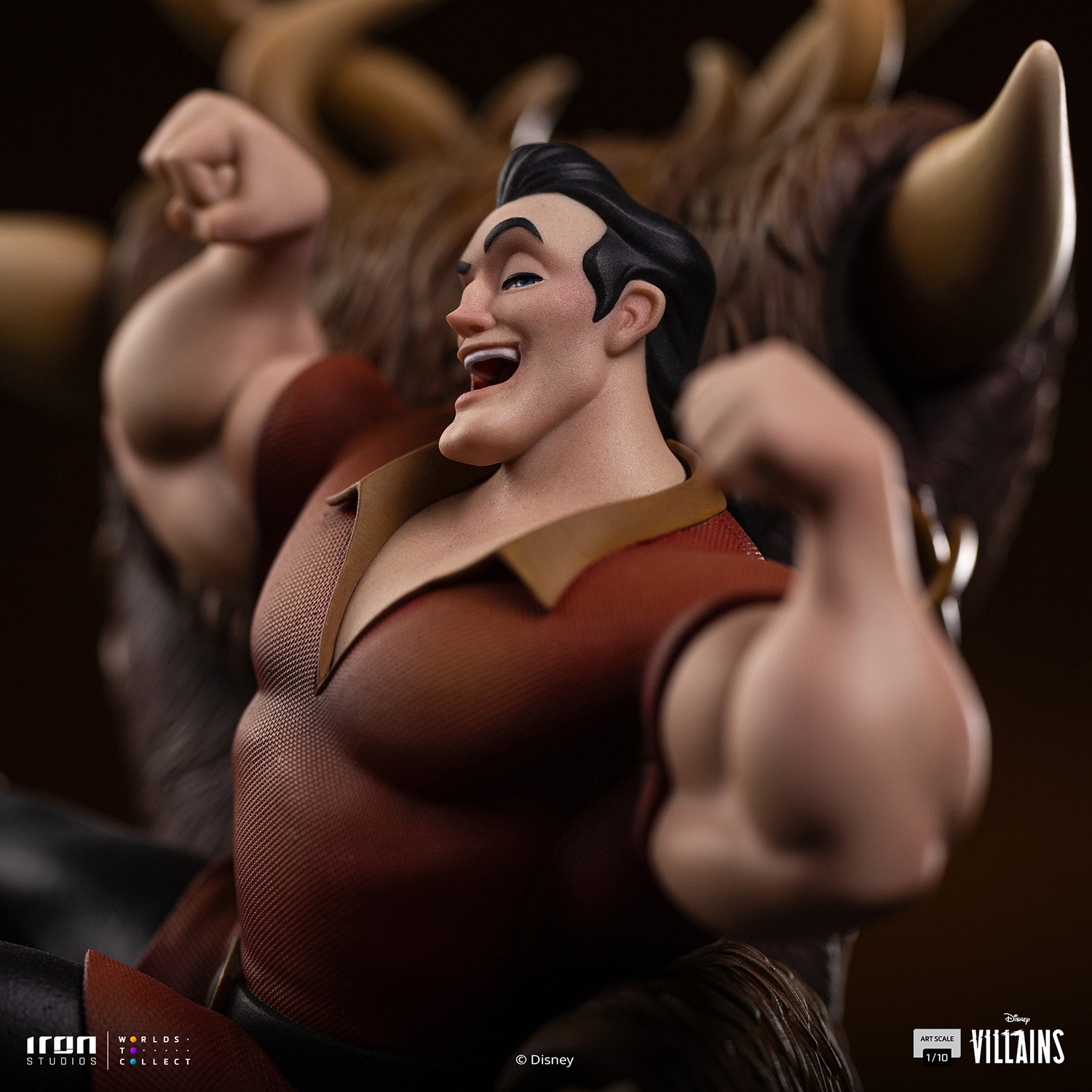 Disney Gaston Deluxe 1:10 Scale Statue  (Prototype Shown) View 3