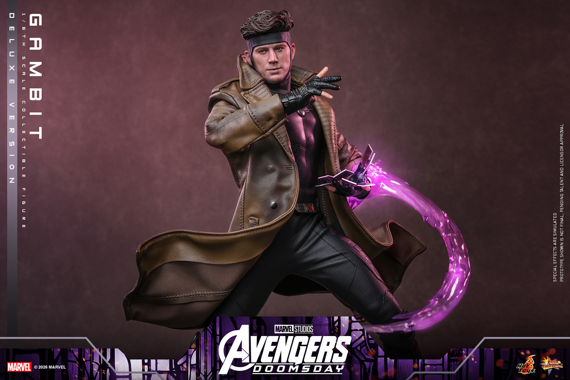 Marvel Gambit (Deluxe Version) Sixth Scale Figure  (Prototype Shown) View 10