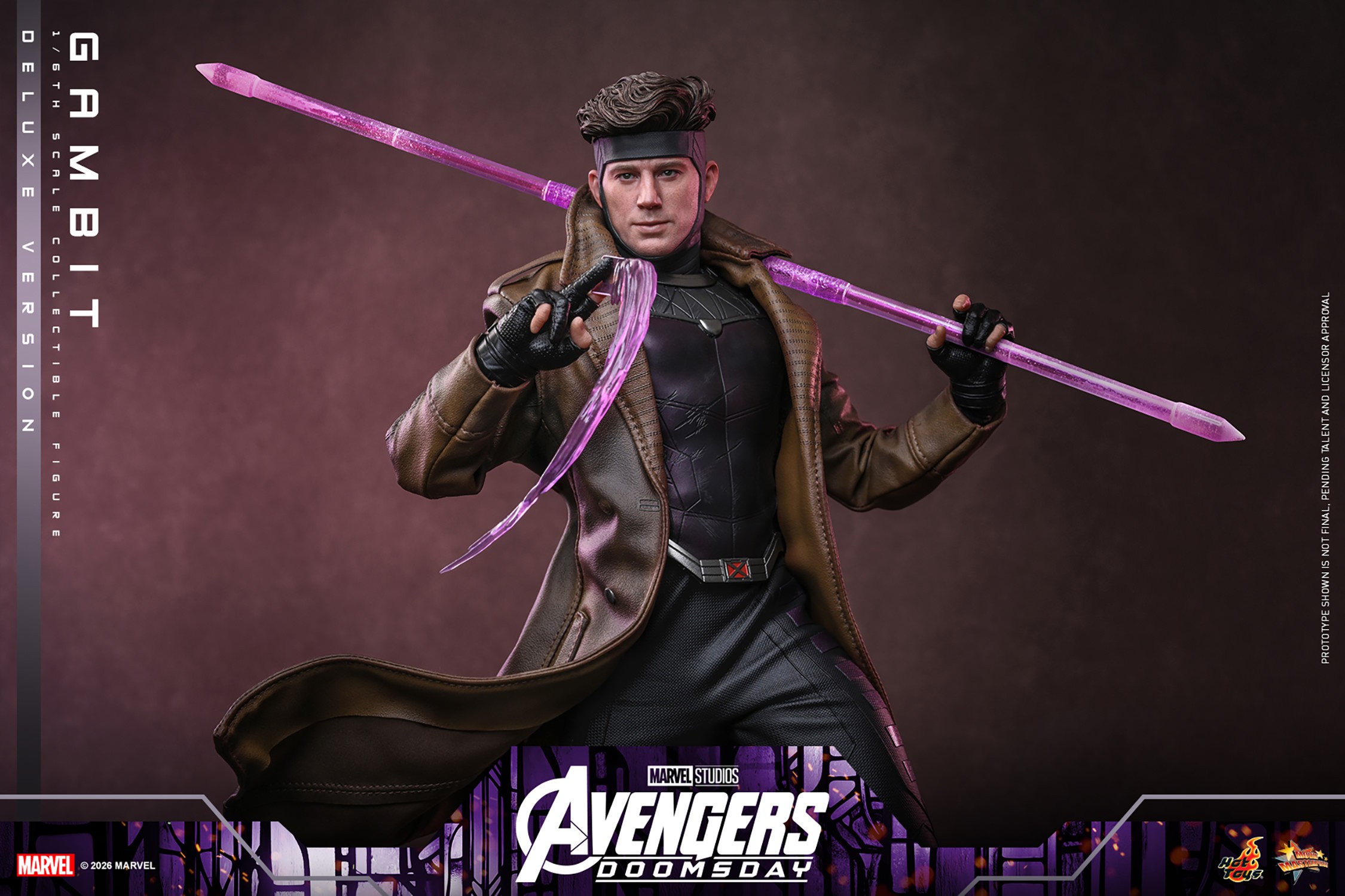 Marvel Gambit (Deluxe Version) Sixth Scale Figure  (Prototype Shown) View 11