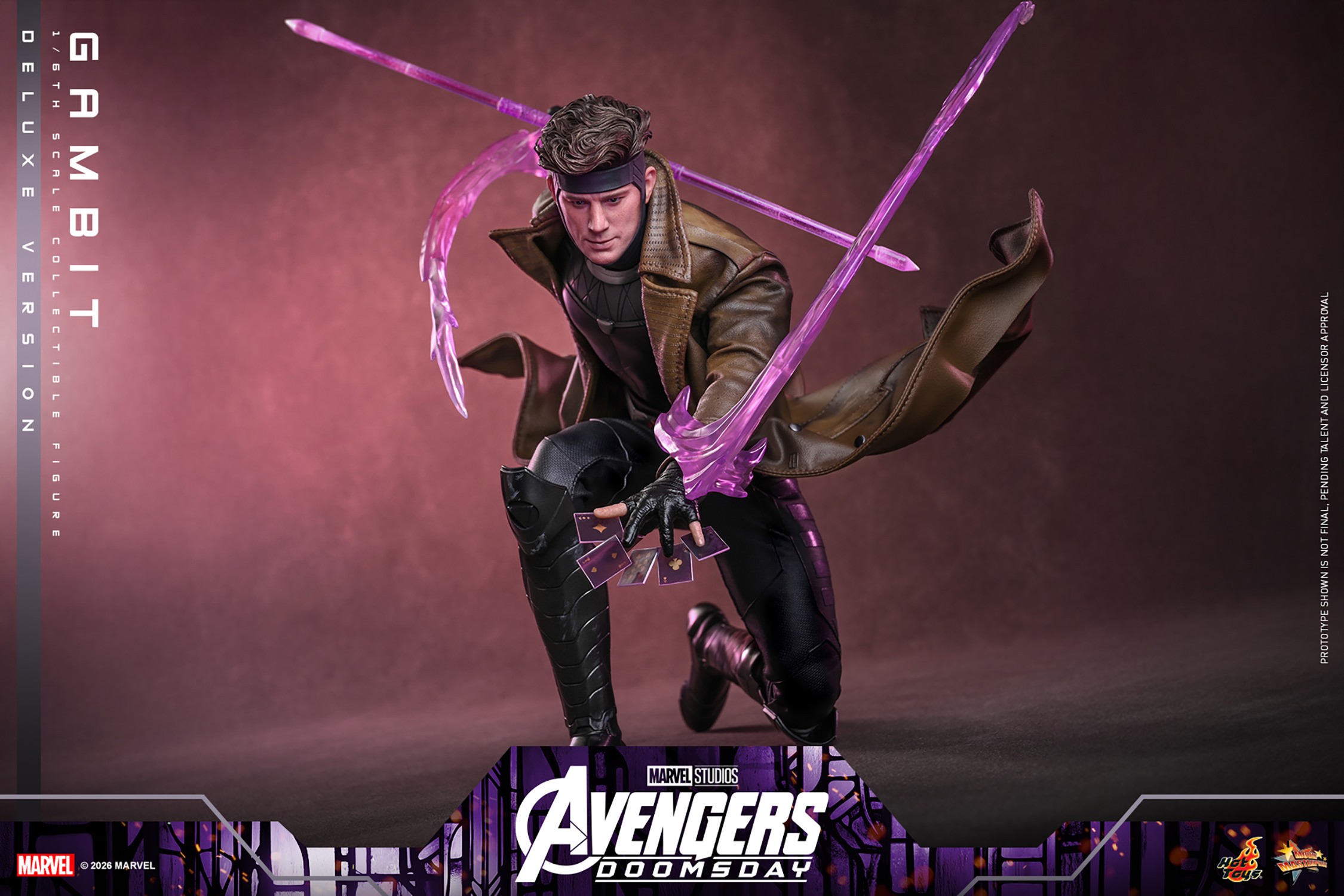 Marvel Gambit (Deluxe Version) Sixth Scale Figure  (Prototype Shown) View 14