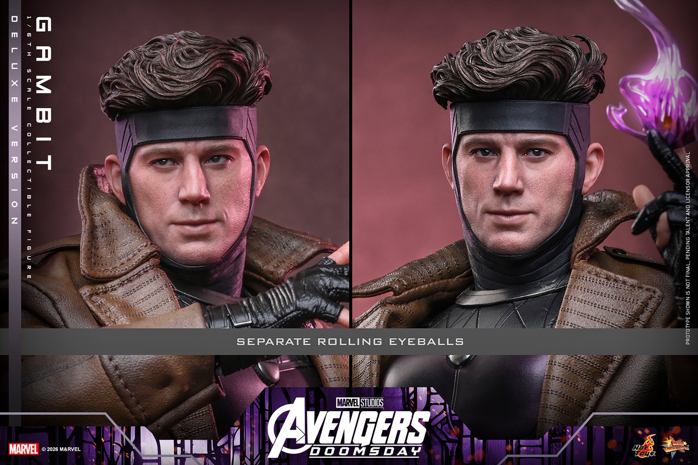 Marvel Gambit (Deluxe Version) Sixth Scale Figure  (Prototype Shown) View 20